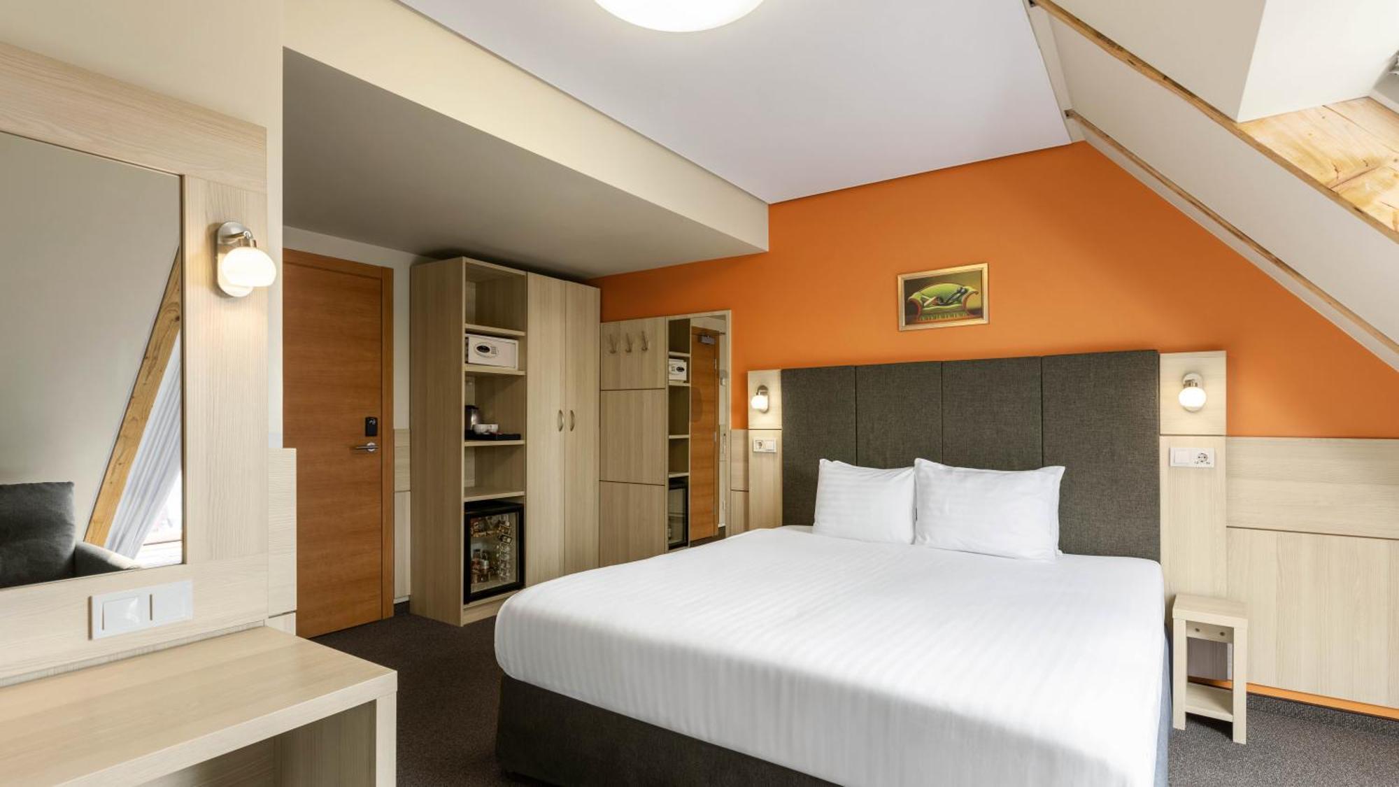 Mansard Double or Twin Room with City View and Daily Spa Access