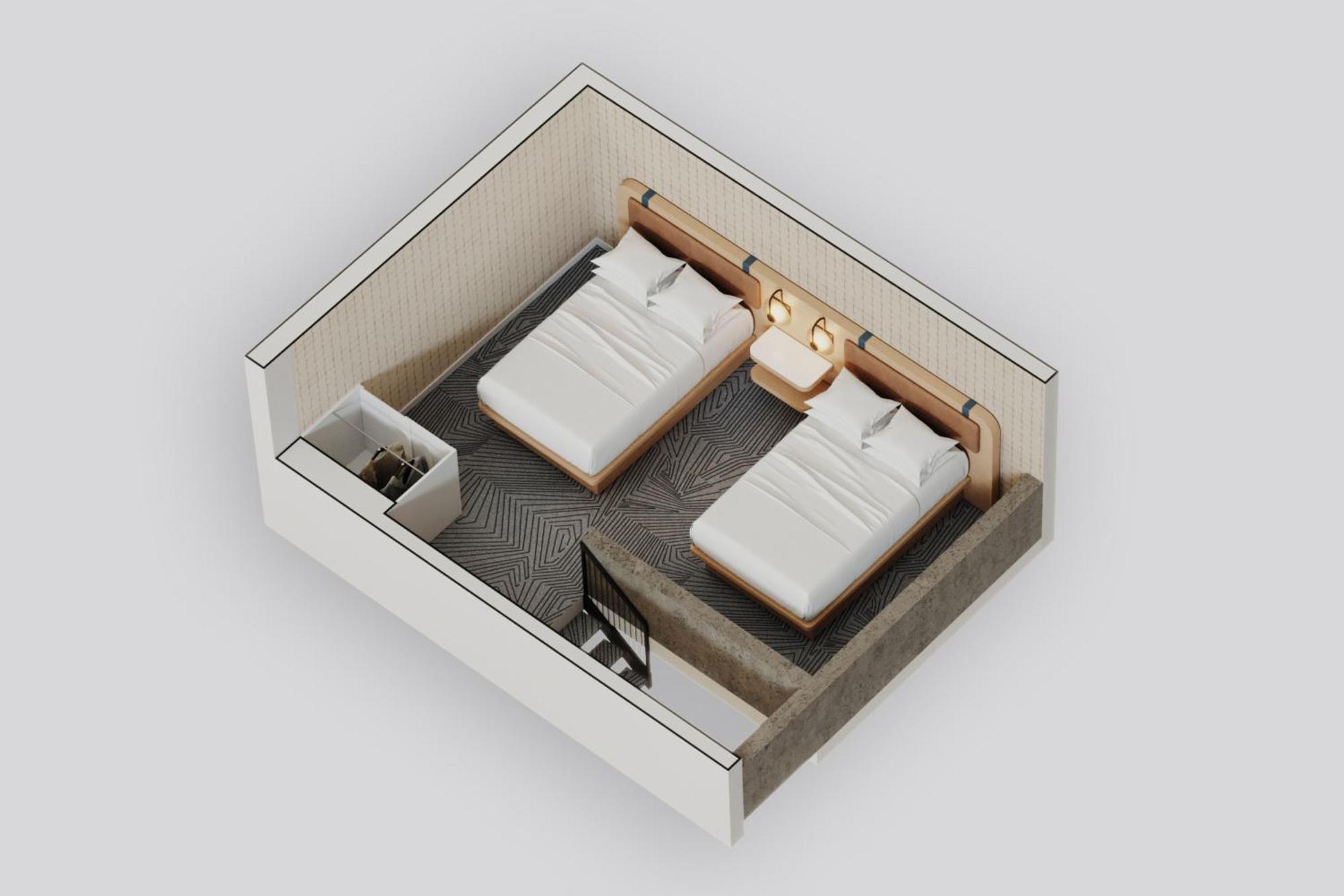 Family Penthouse One King Bed Two Double Beds Sofa Bed
