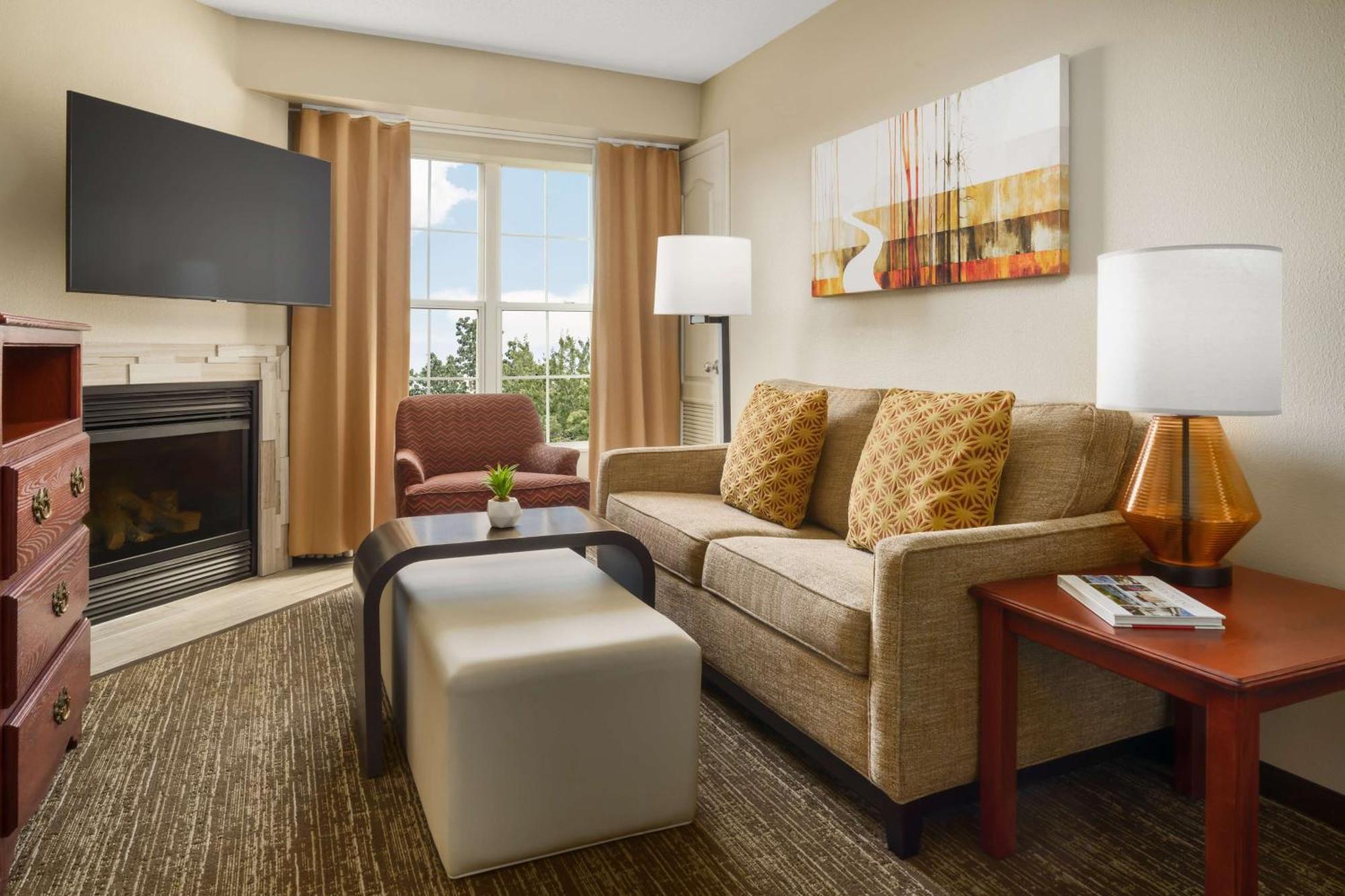 Non-Smoking Two Bedroom Suite Fireplace