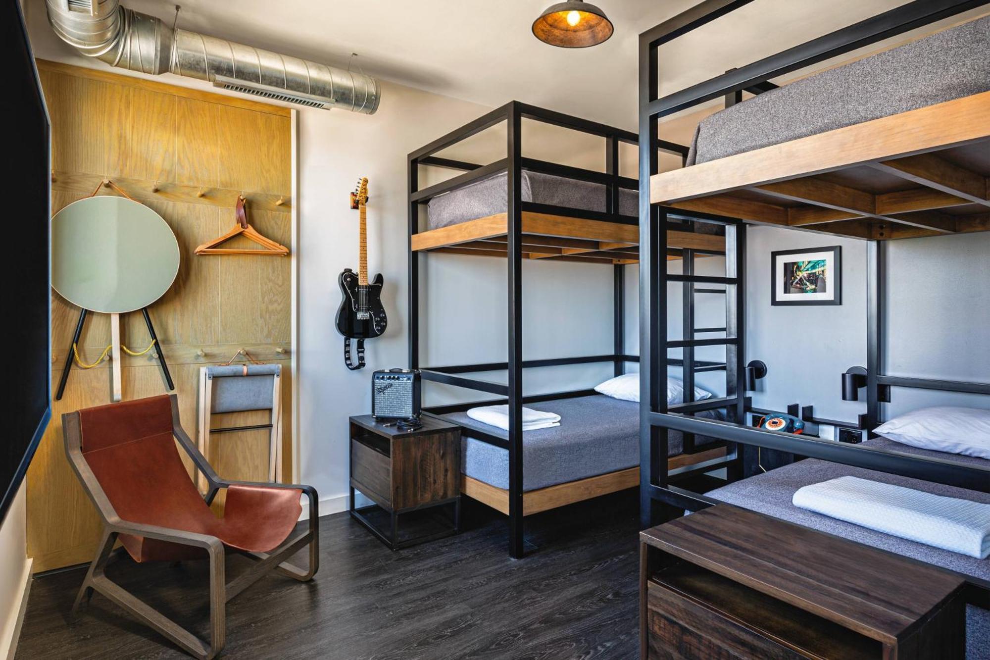 Room Two Sets of Bunk Beds Bathtub Mobility Access or Hearing Accessible
