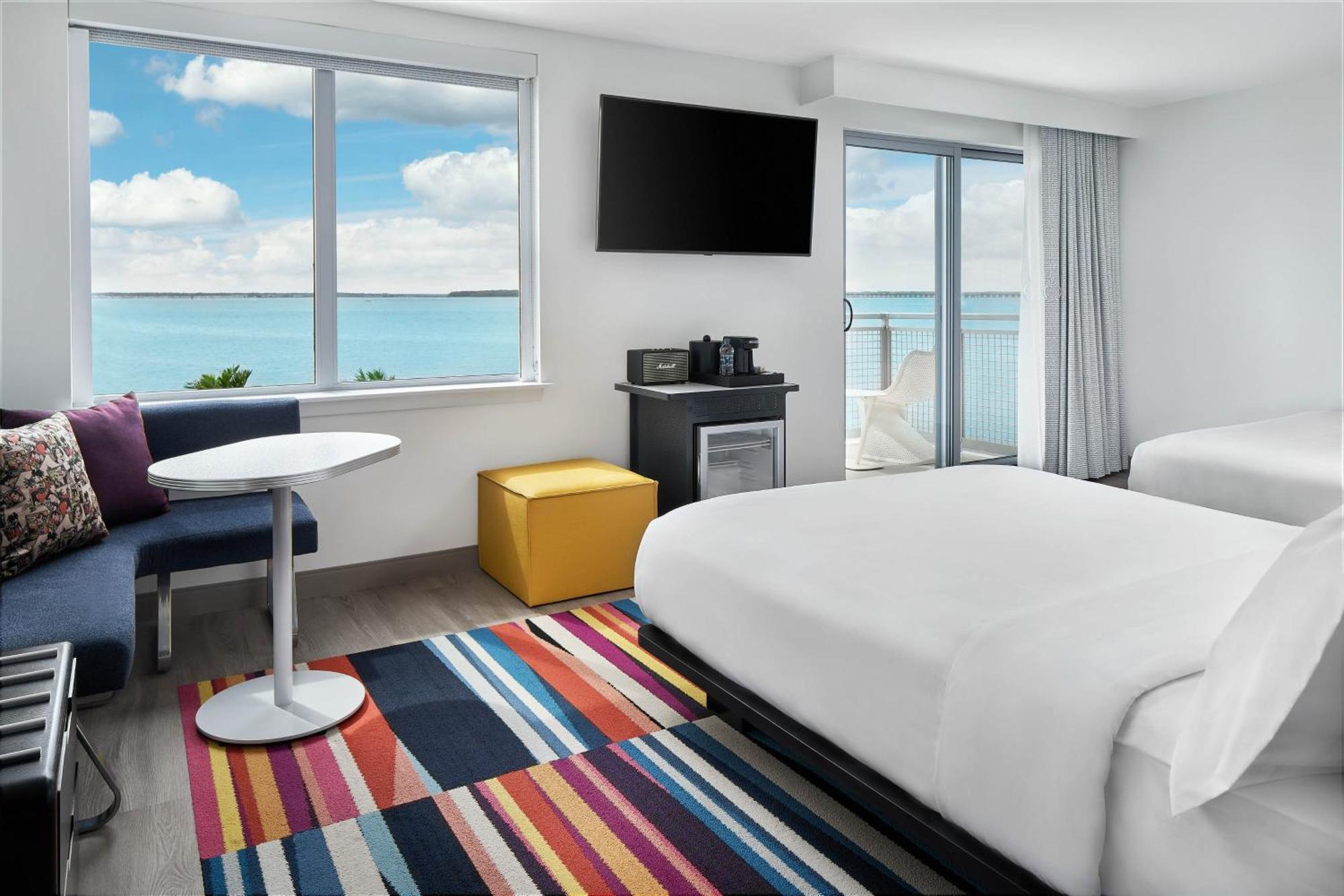 Queen Room Two Queen Beds Waterfront View Two Sofa Beds Balcony