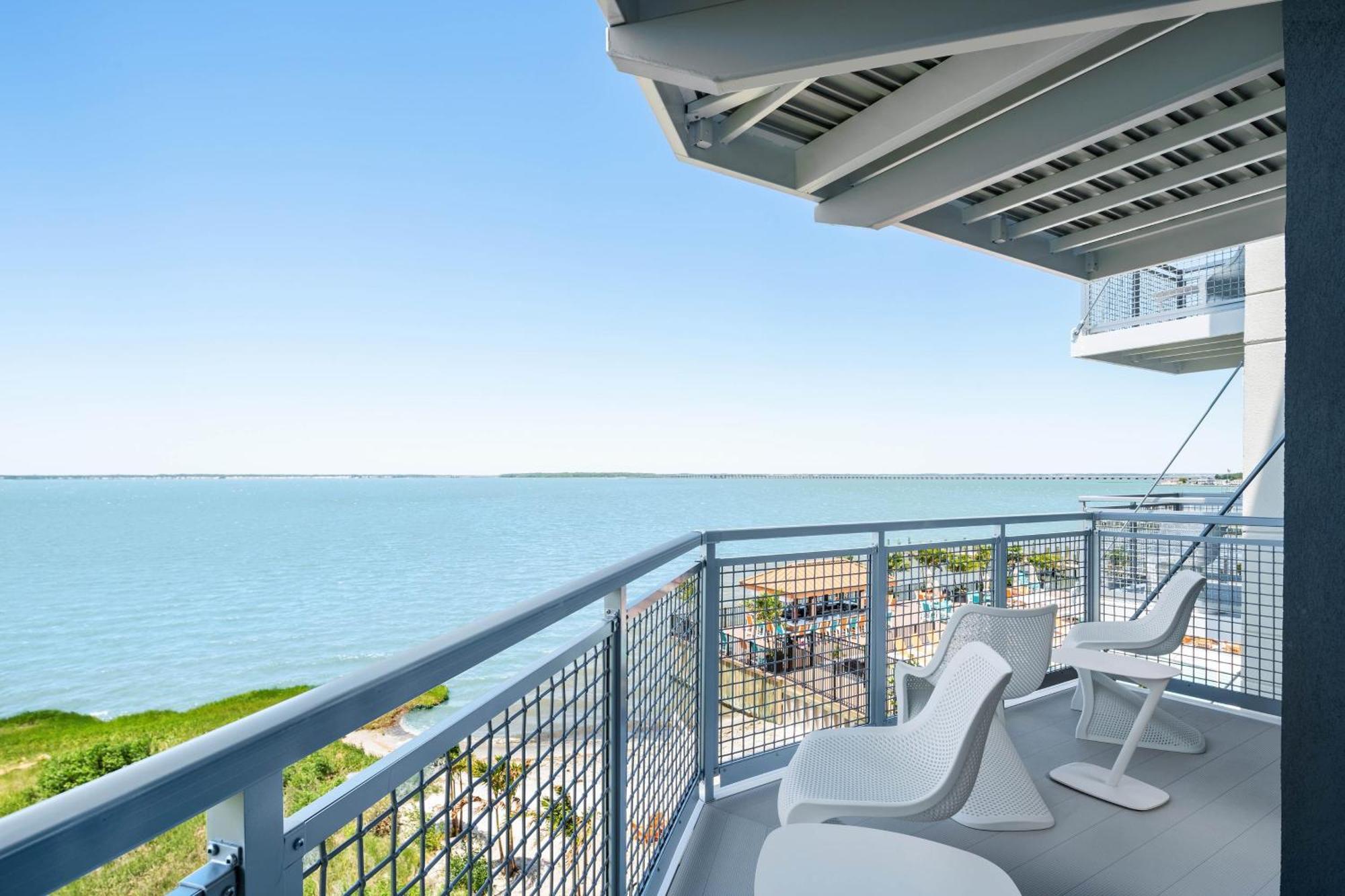 King Room Waterfront View Two Sofa Beds Balcony