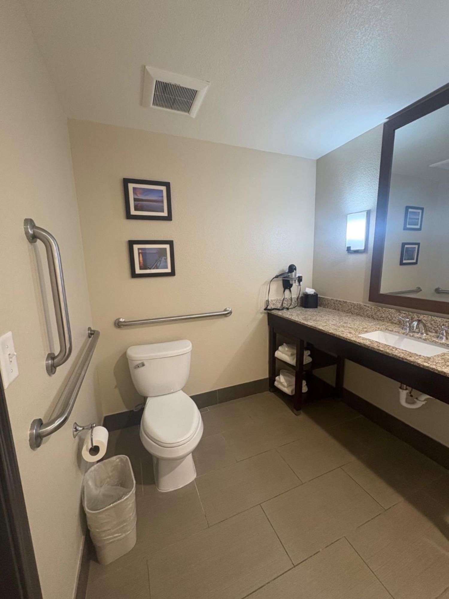 King Suite Roll Shower Accessible or Non-Smoking