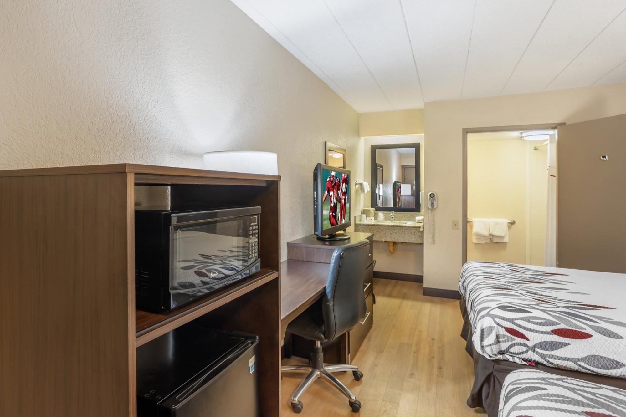 Standard Room Two Double Beds Disability Access Smoke