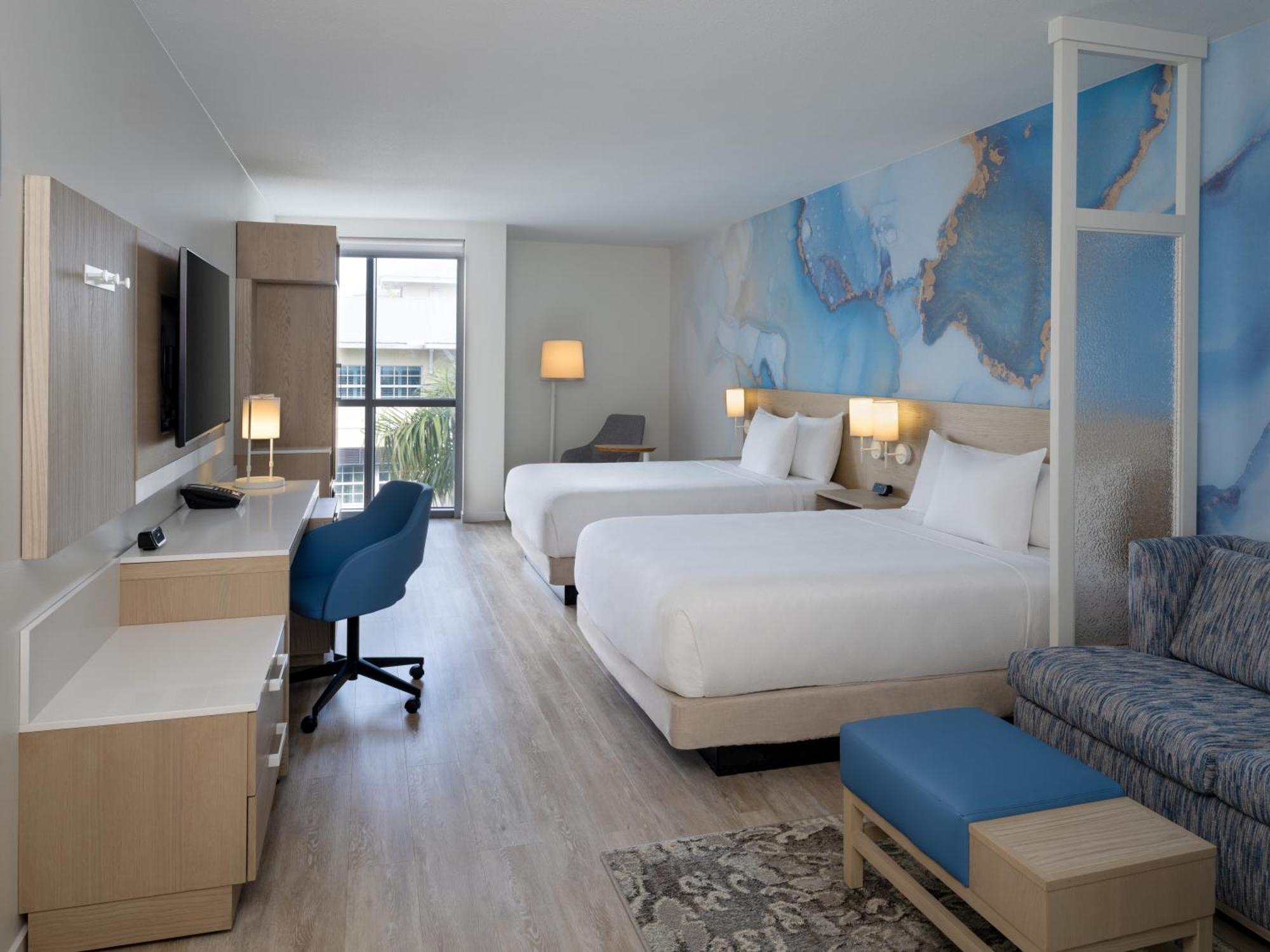 Queen Room with Two Queen Beds and Sofa Bed