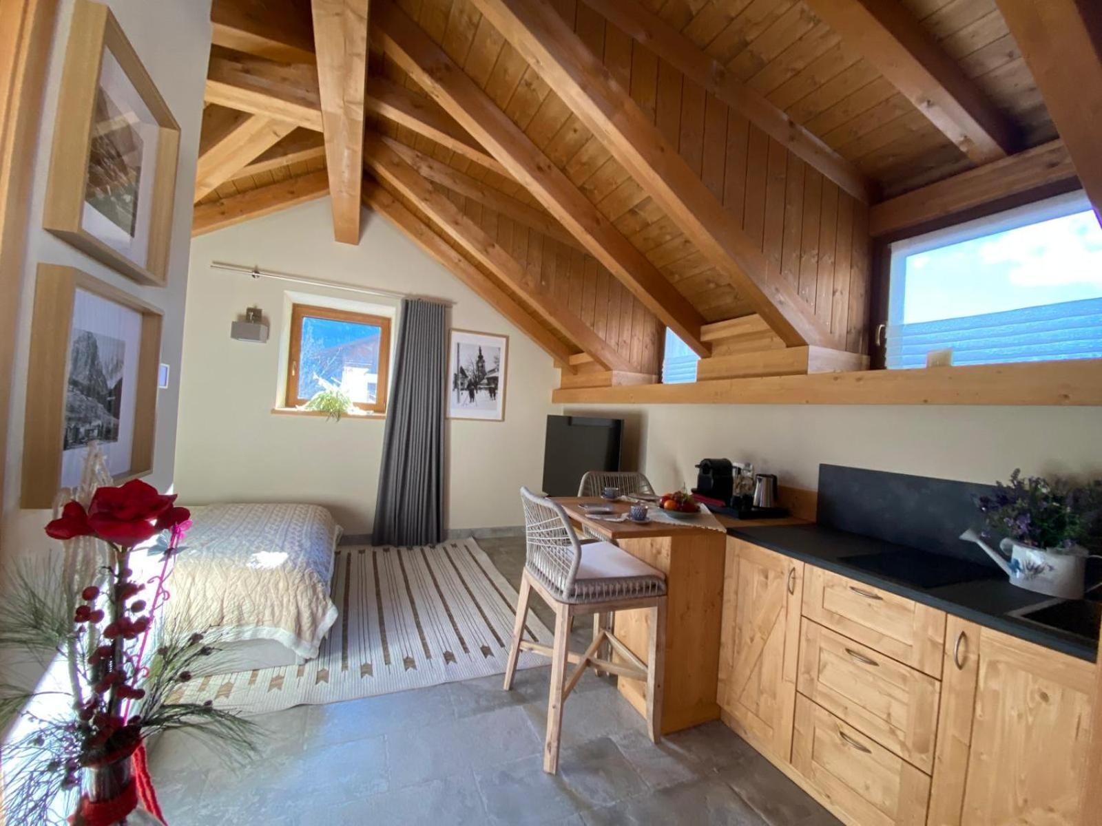 One-Bedroom Apartment Balcony Mountain View