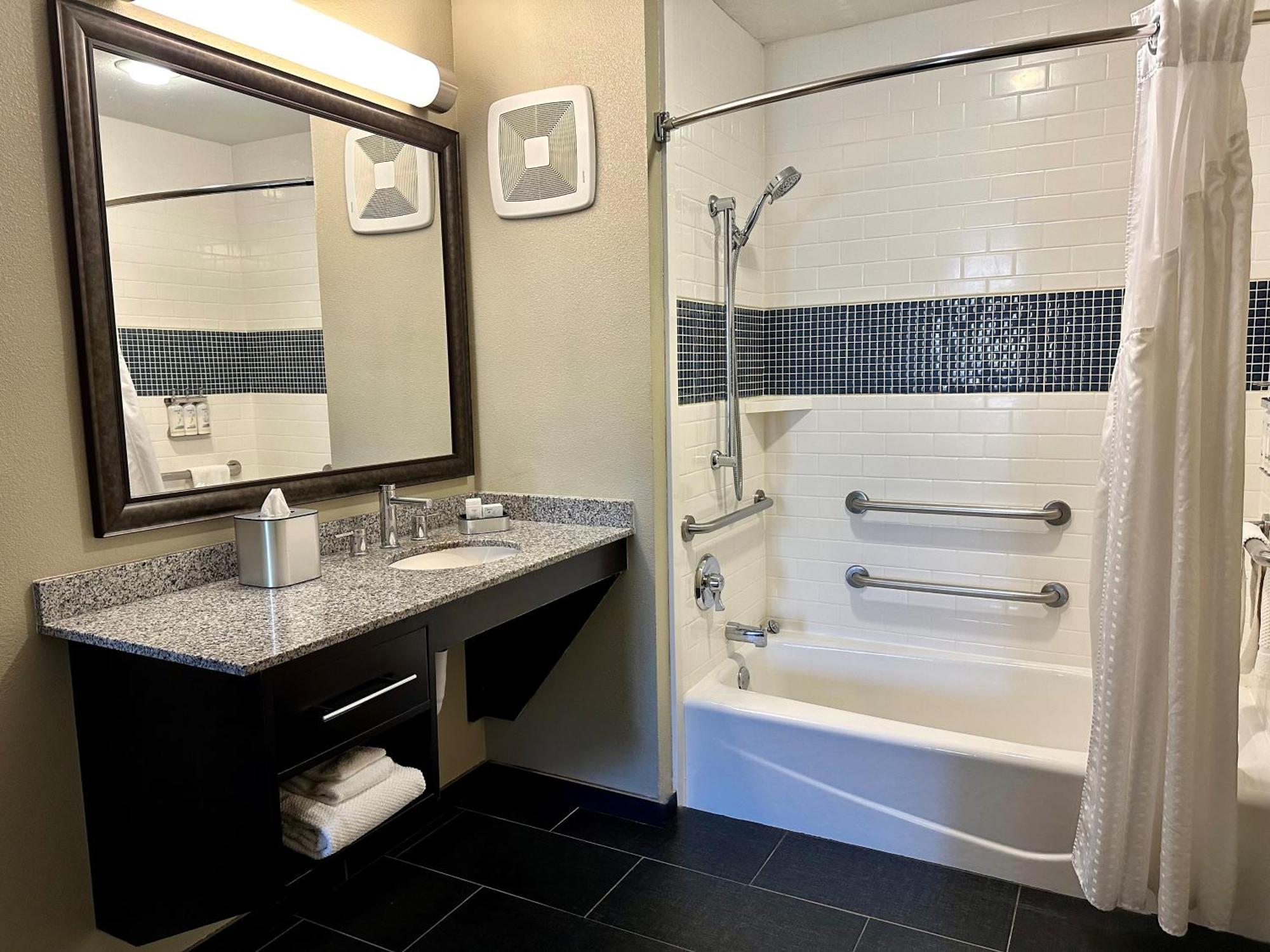 King Studio Suite Bath Tub Mobility Access