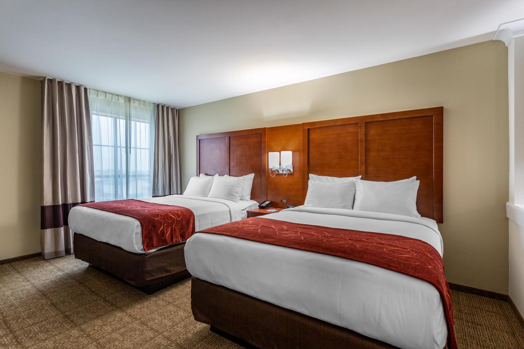 Queen Suite with Two Queen Beds and Sofa Bed