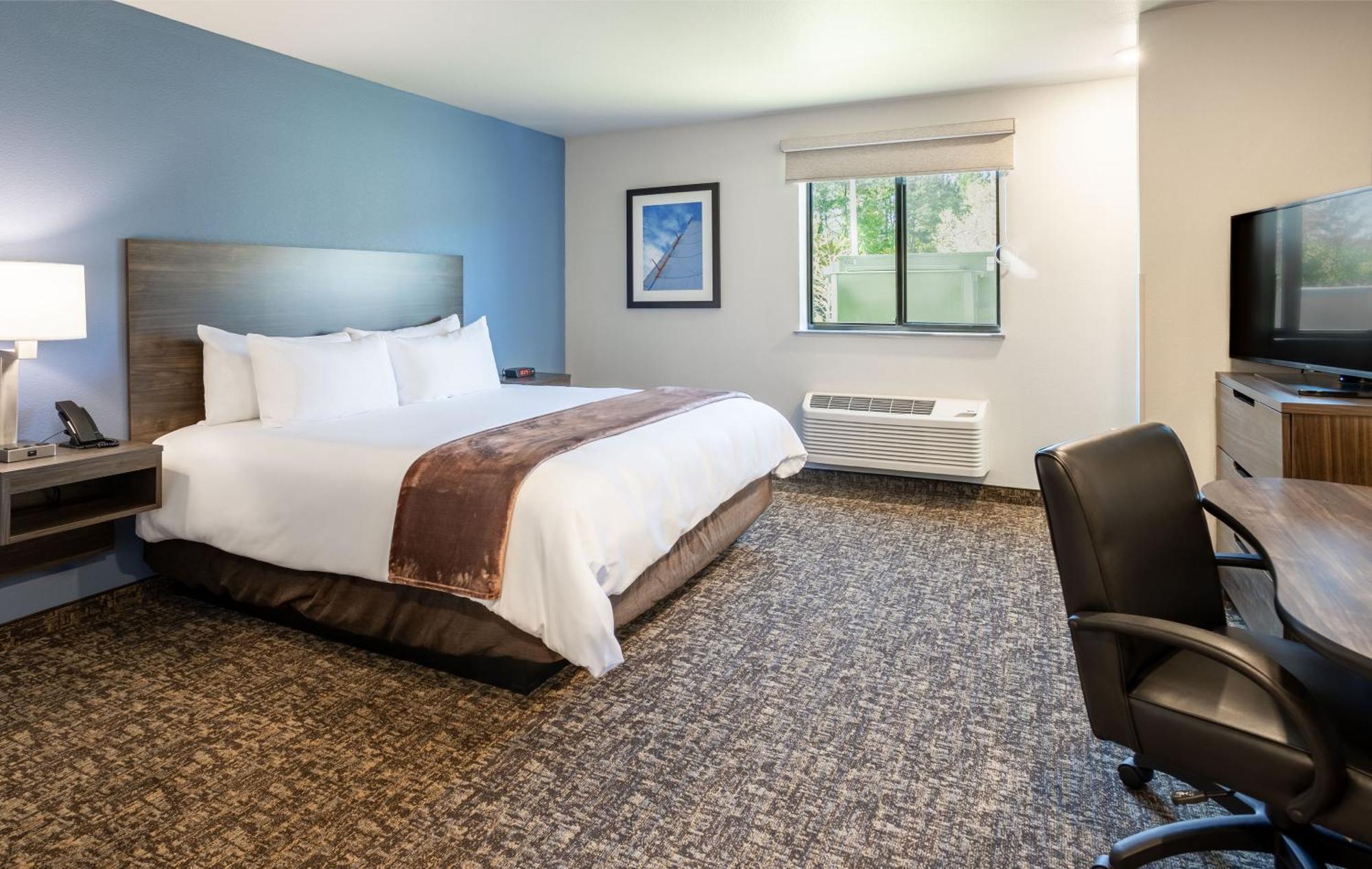 Queen Room Hearing & Mobility Accessible Roll Shower