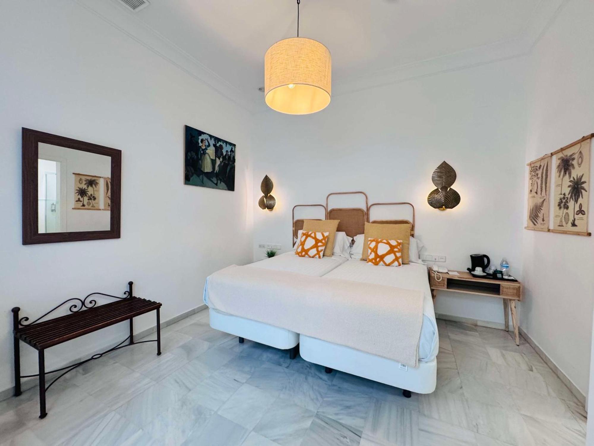 Inside double room window