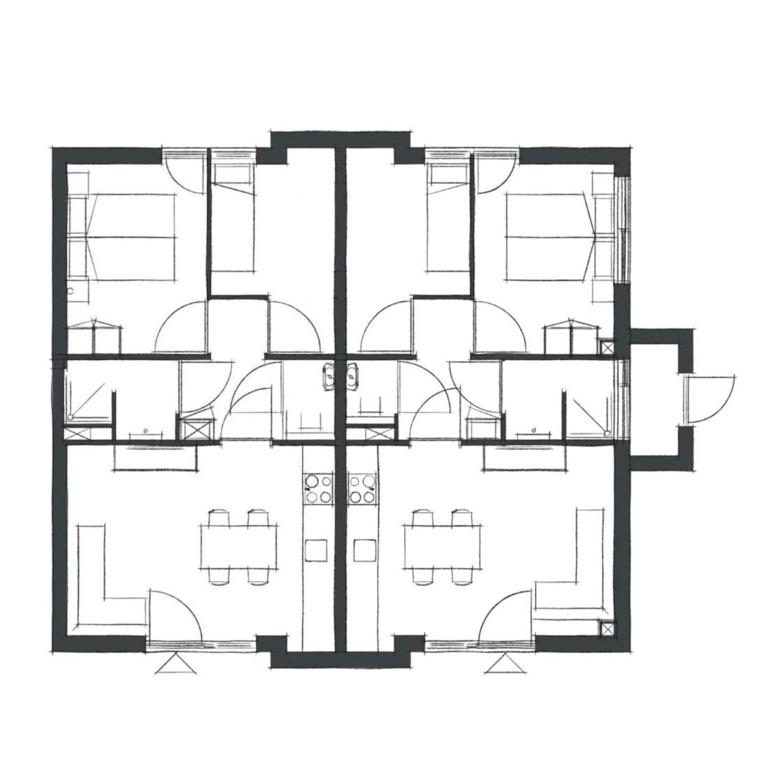 Two-Bedroom Apartment Terrace