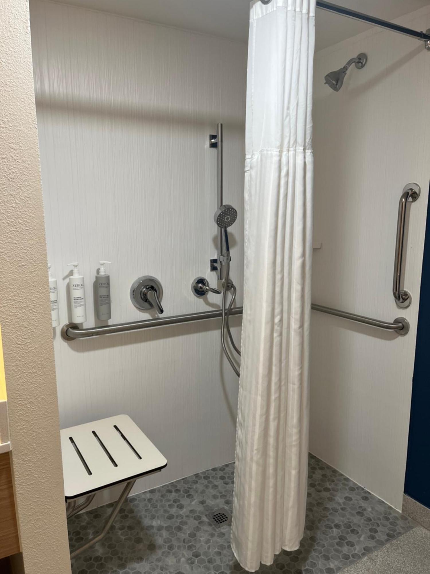 Queen Room Roll Shower Mobility or Hearing Accessible