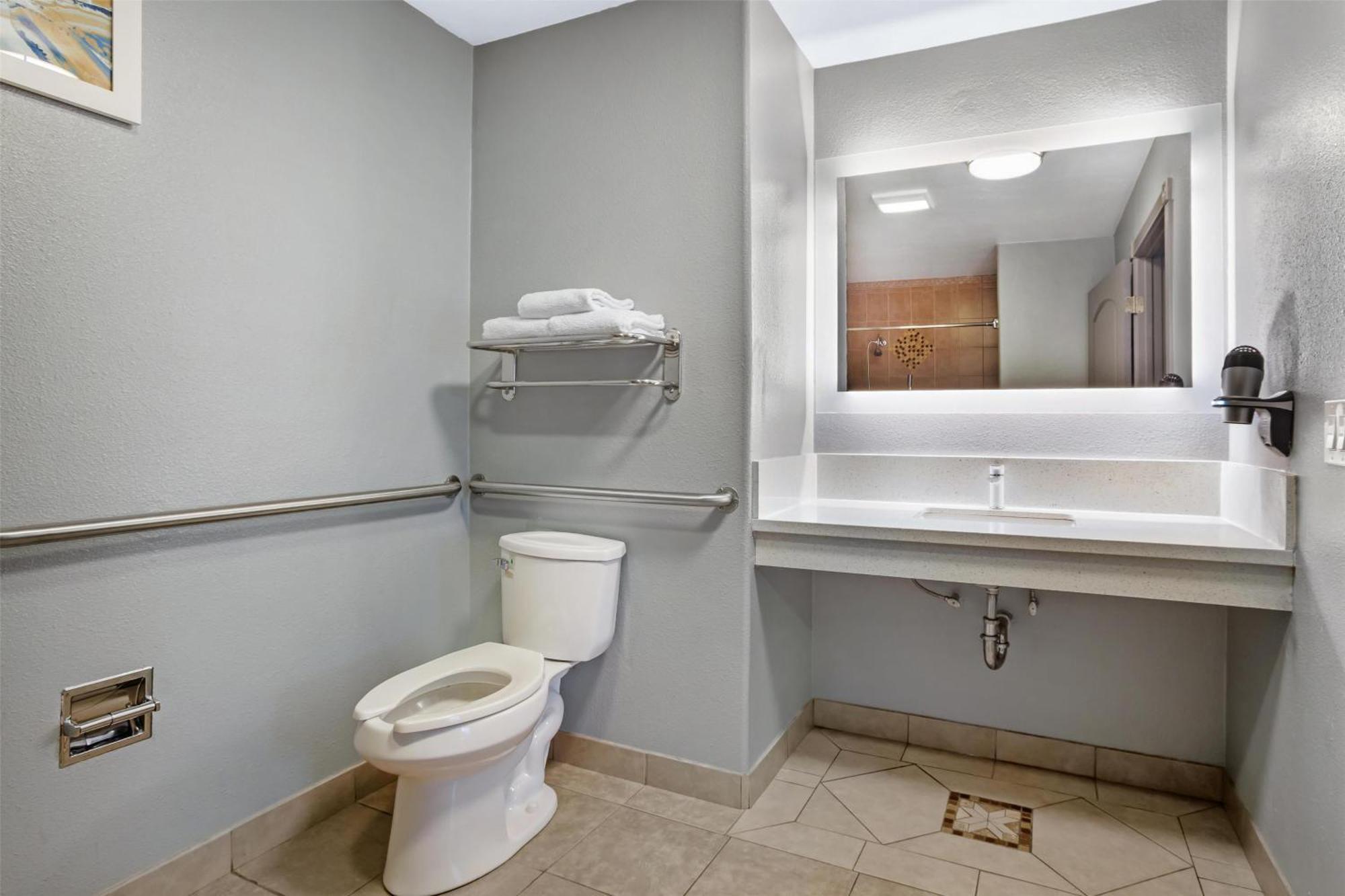 Queen Room with Mobility Accessible Roll-In Shower