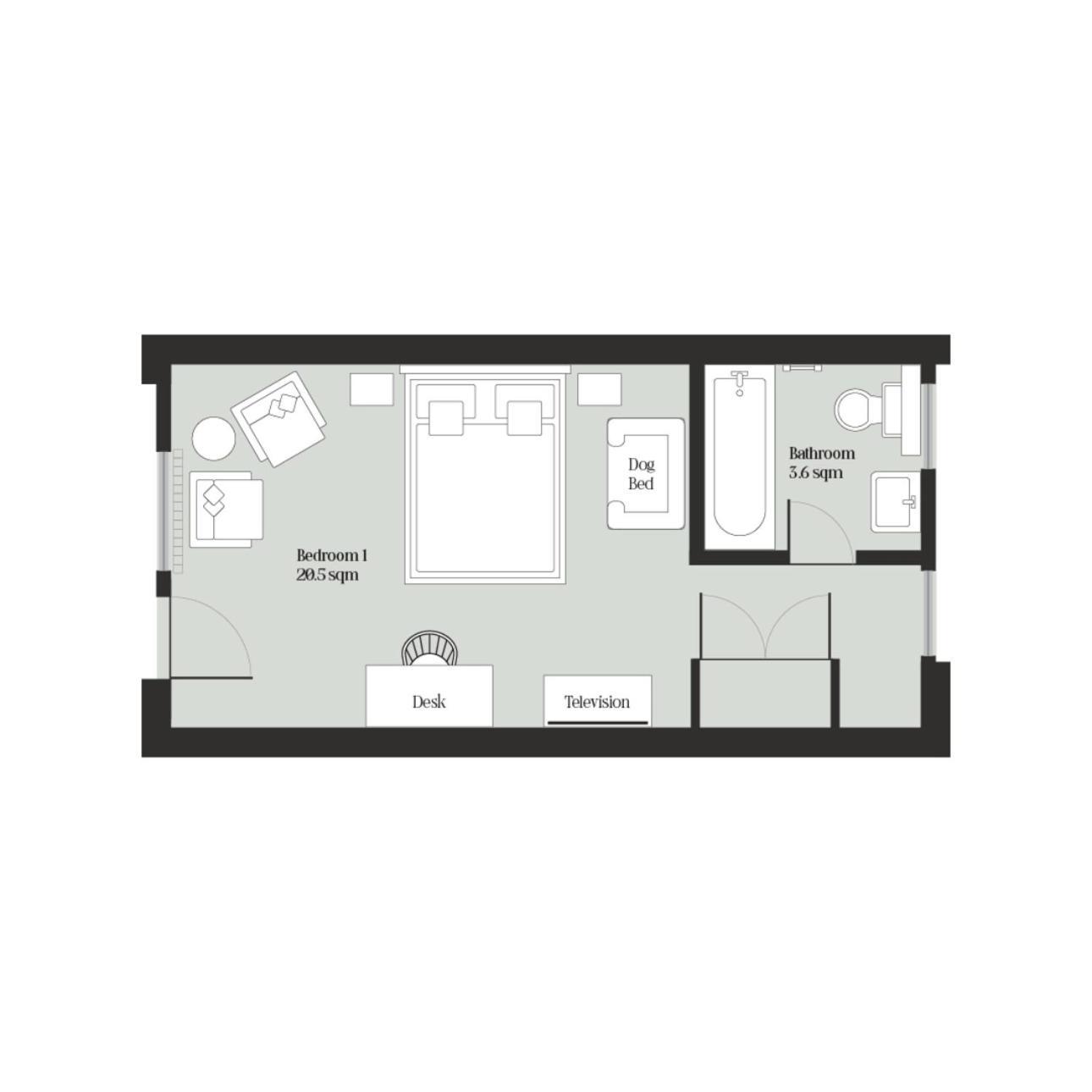 Double or Twin Room with Garden View