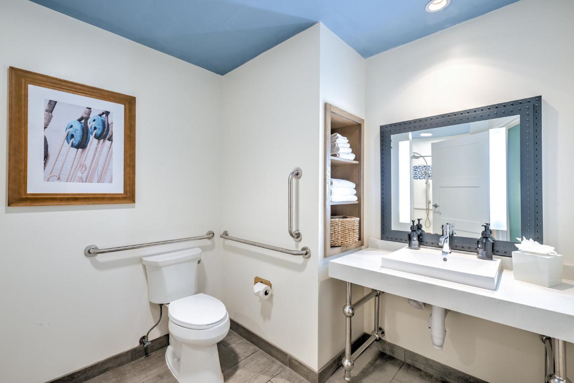 King Room Hearing Accessible Roll Shower