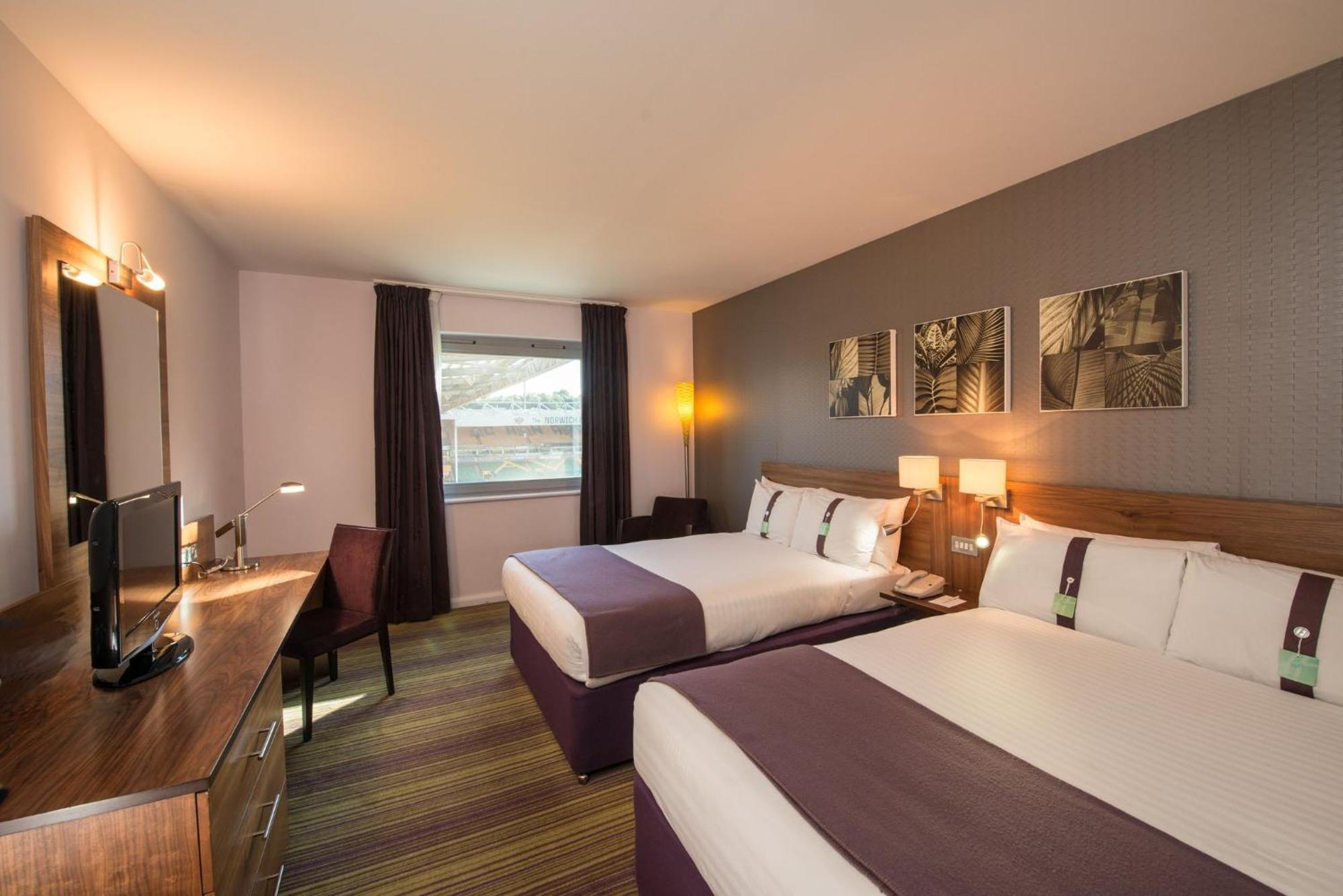 Standard Double Room Two Double Beds Pitch View