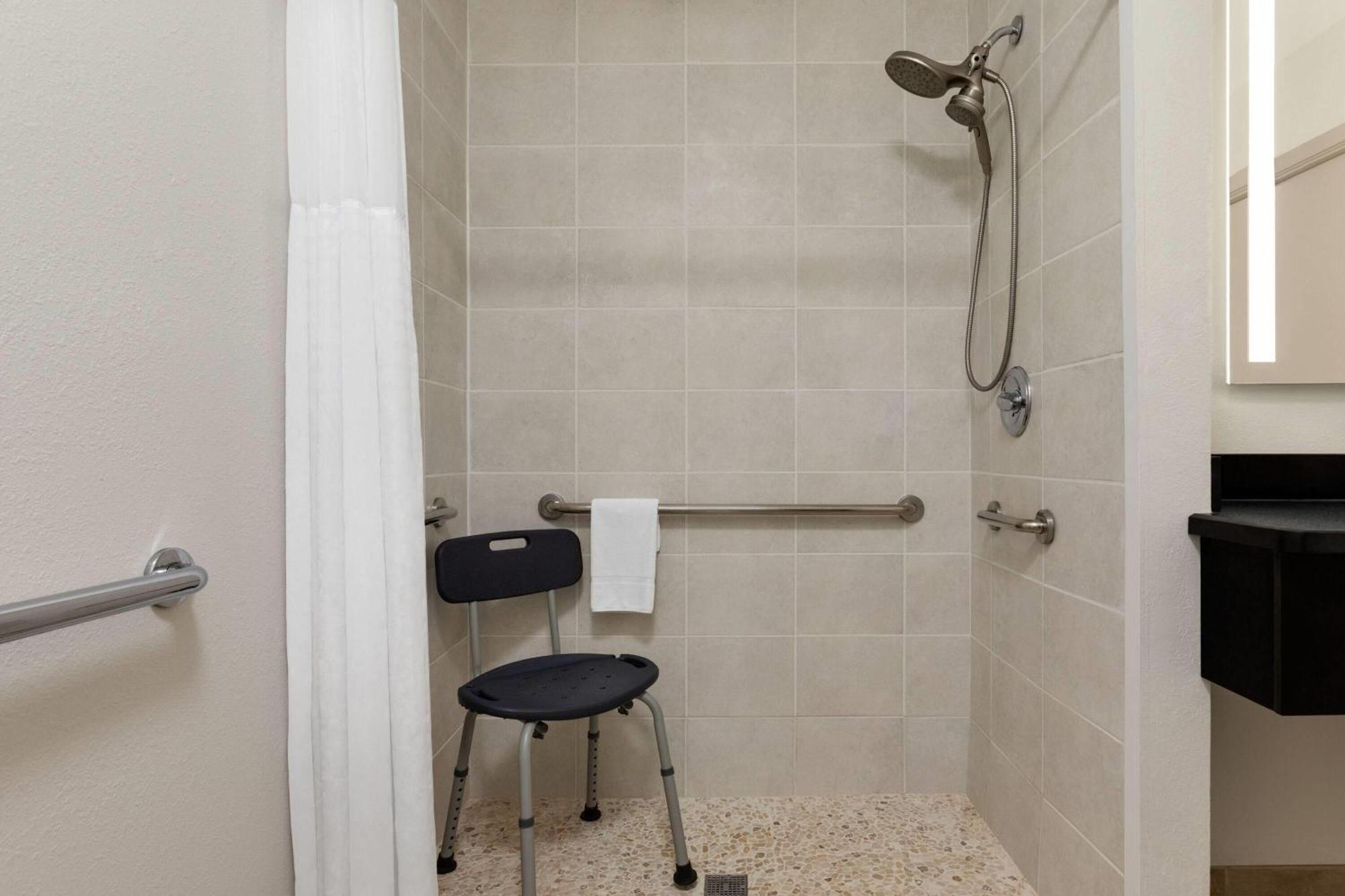 Queen Room Two Queen Beds Roll Shower Mobility or Hearing Accessible Non-Smoking