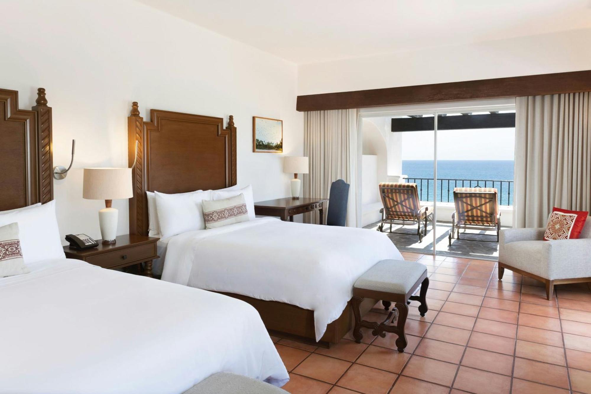 Adult Only Queen Room Two Queen Beds Partial Ocean View Balcony