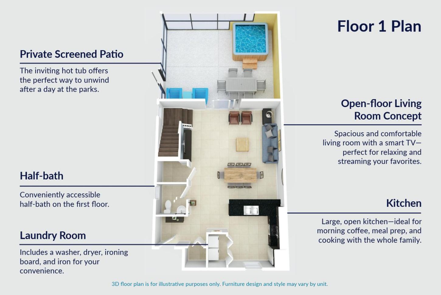 Three-Bedroom Townhouse Private Hot Tub