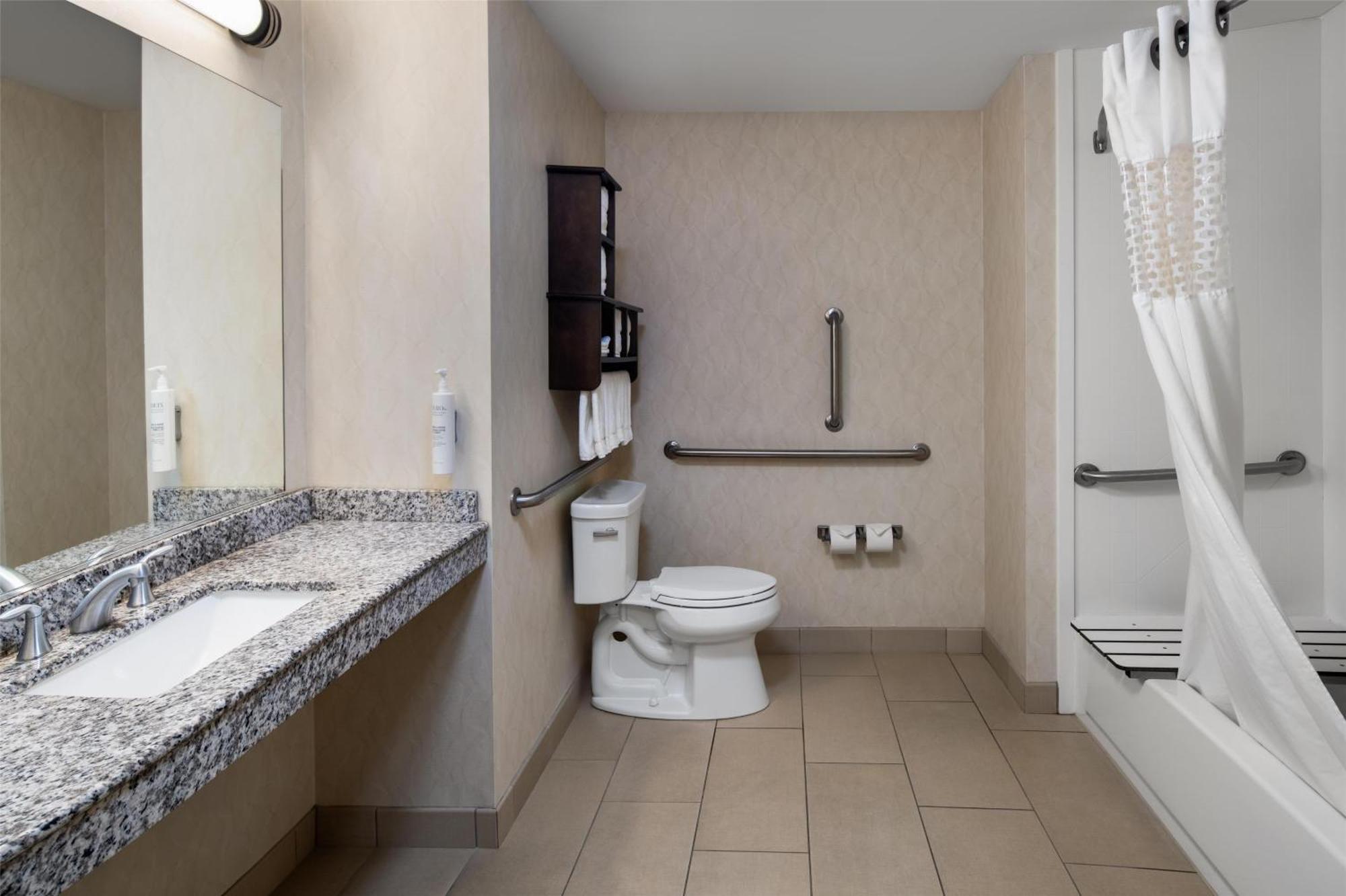 King Room Accessible Tub Mobility Hearing Access or Non-Smoking