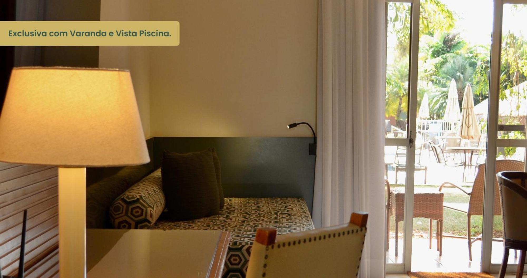 Deluxe family room with pool view