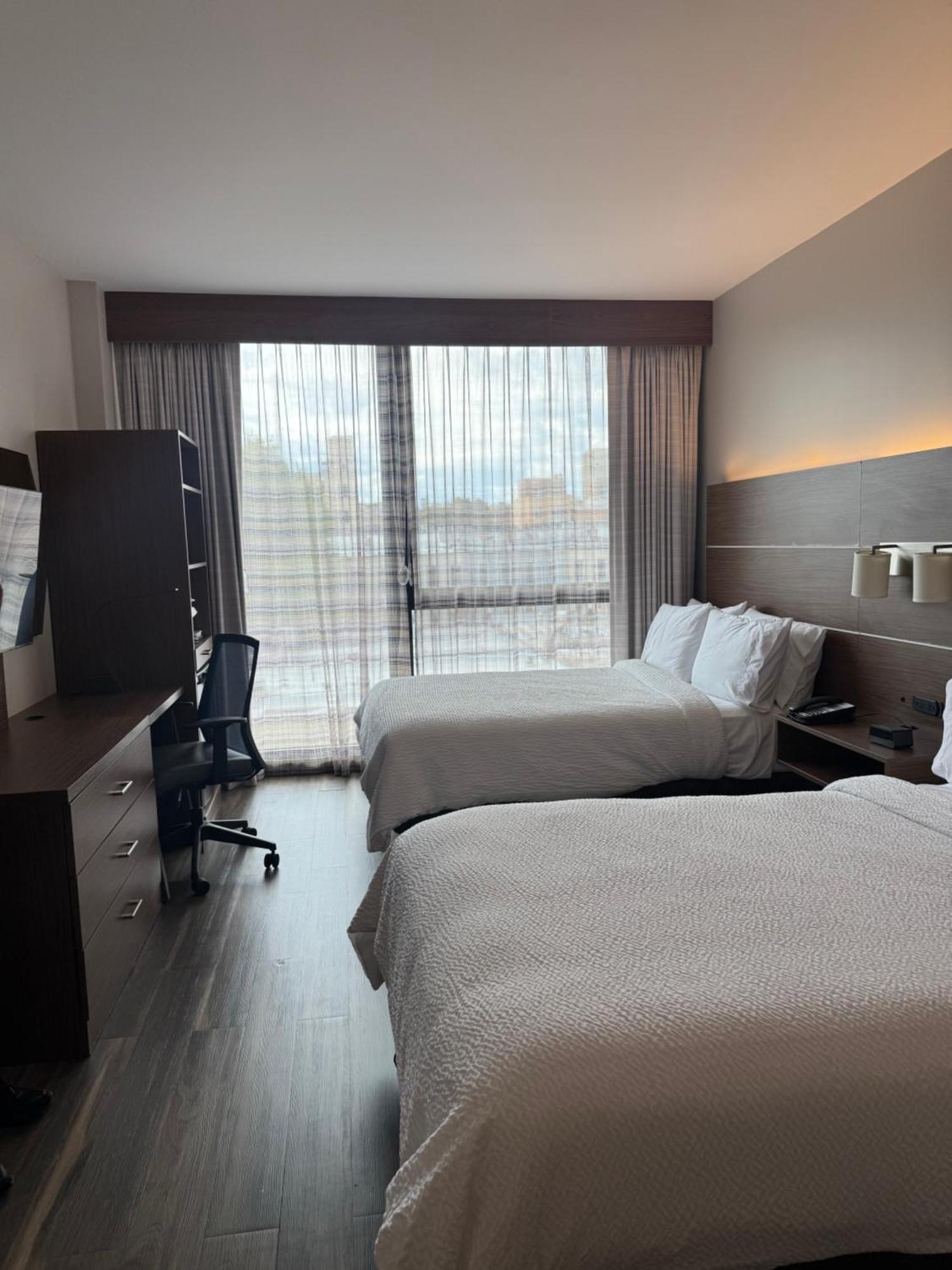 Double Room Two Double Beds Hearing Accessible Roll Shower