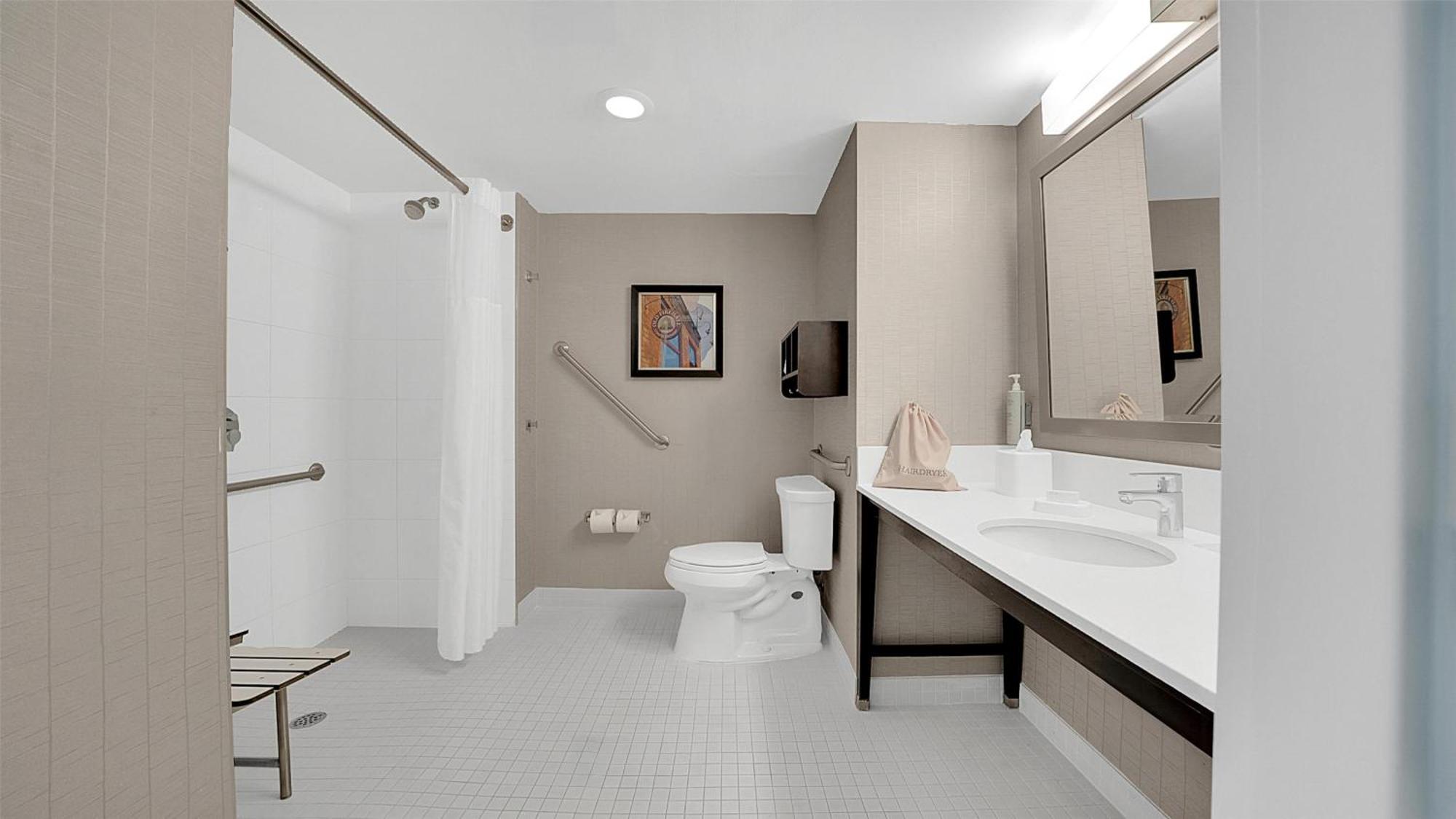 King Room Roll Shower Mobility Hearing Access or Non-Smoking