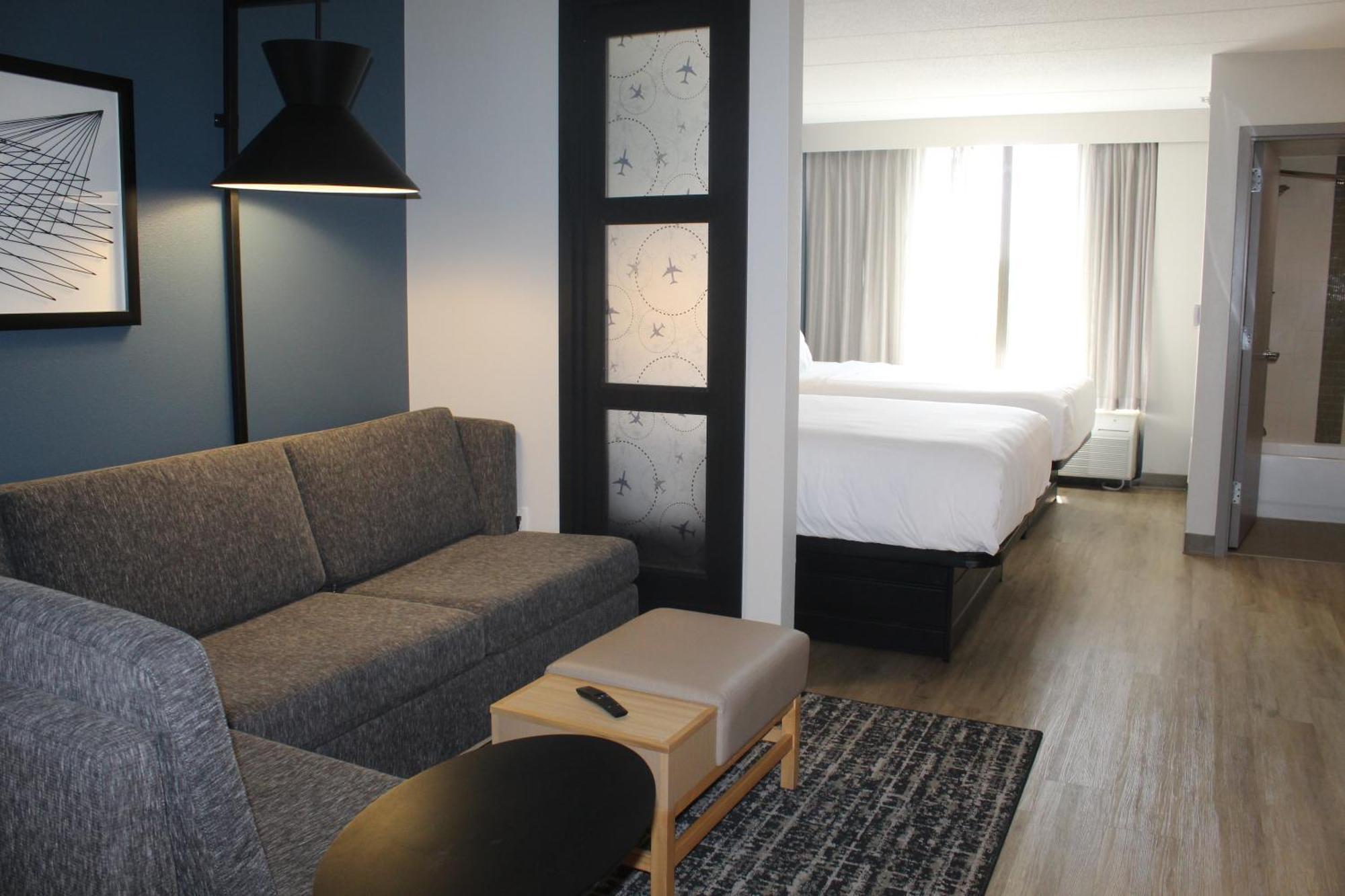 Double Room with Two Double Beds and Sofa Bed