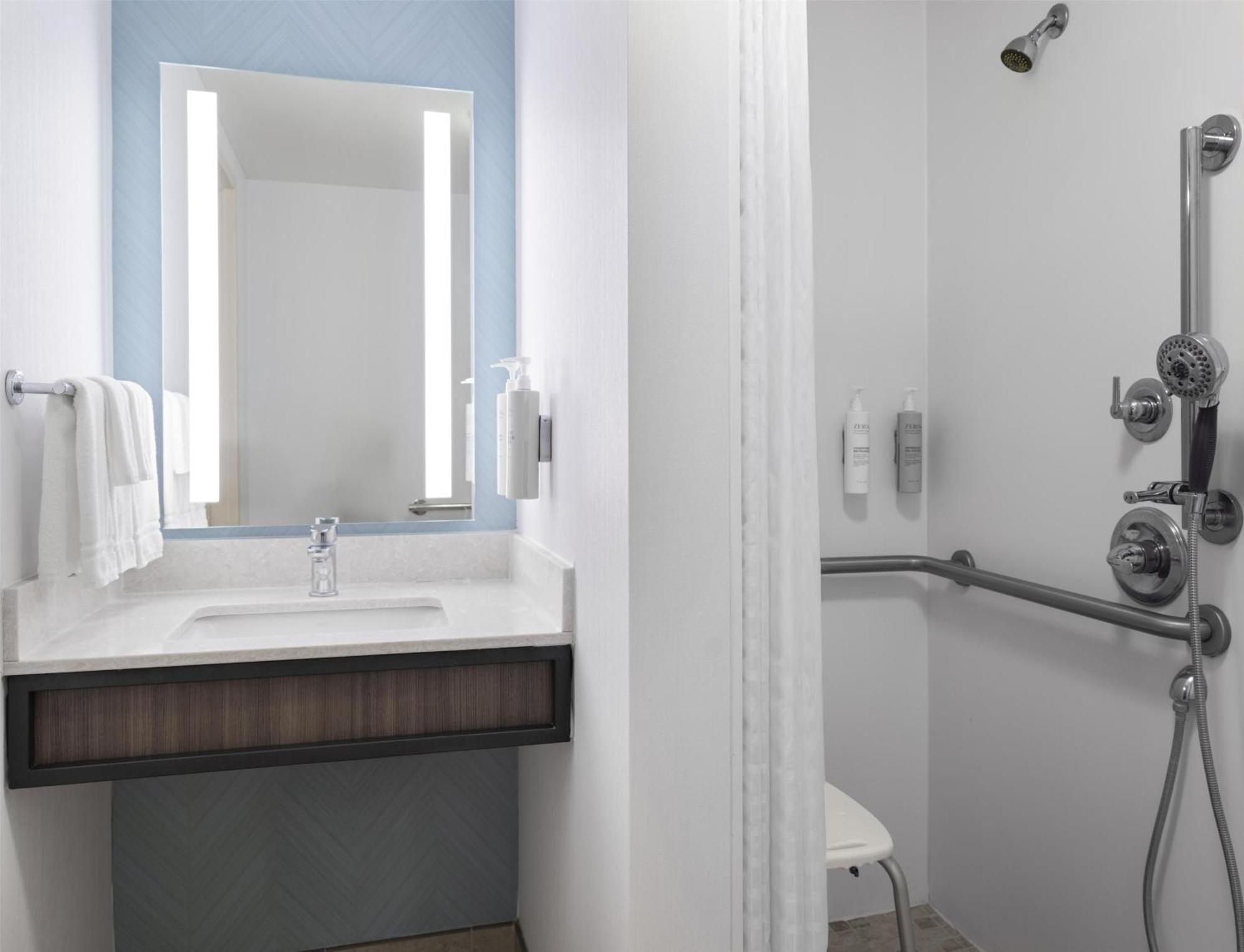 Twin Room Disability Access Roll Shower