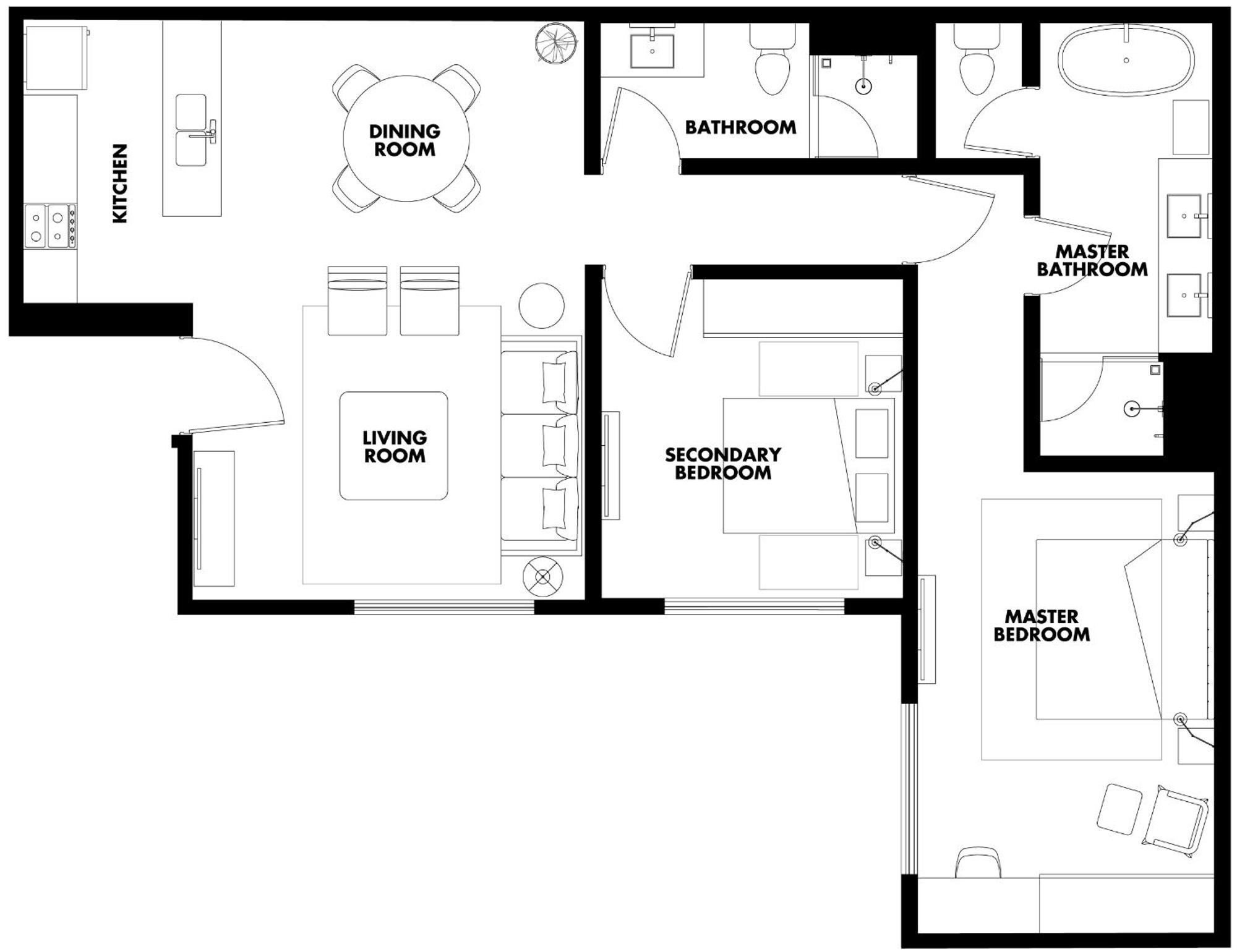 Two-Bedroom Apartment