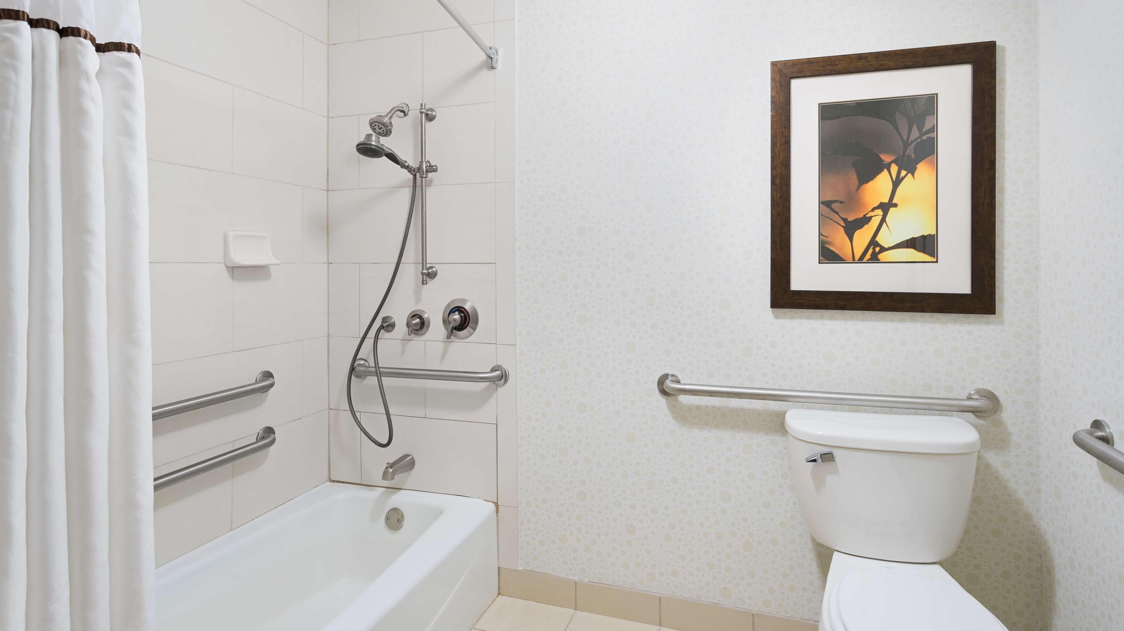 King Suite Wet Bar Tub Mobility Accessible