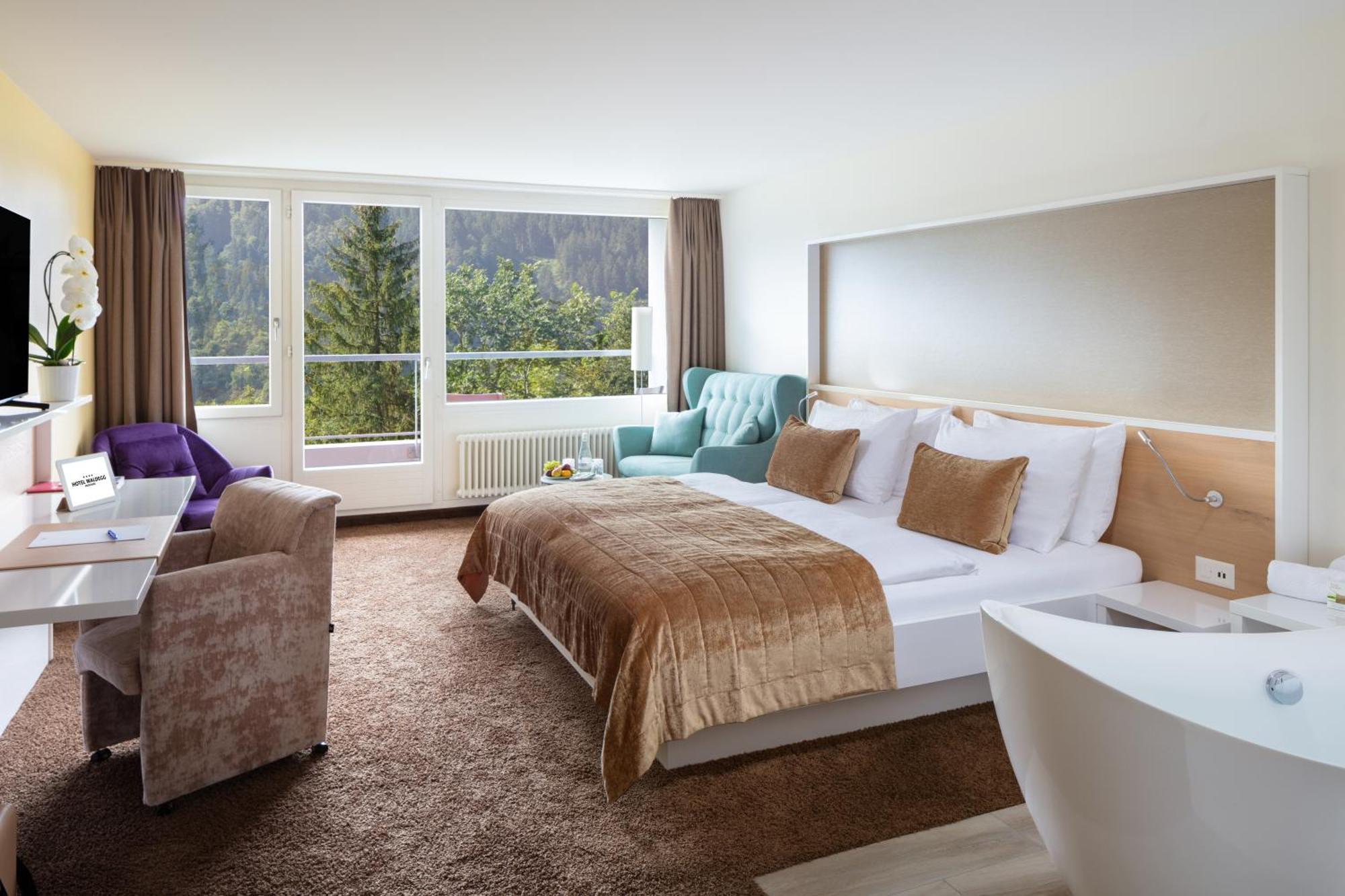 Deluxe Double Room Balcony Mountain View