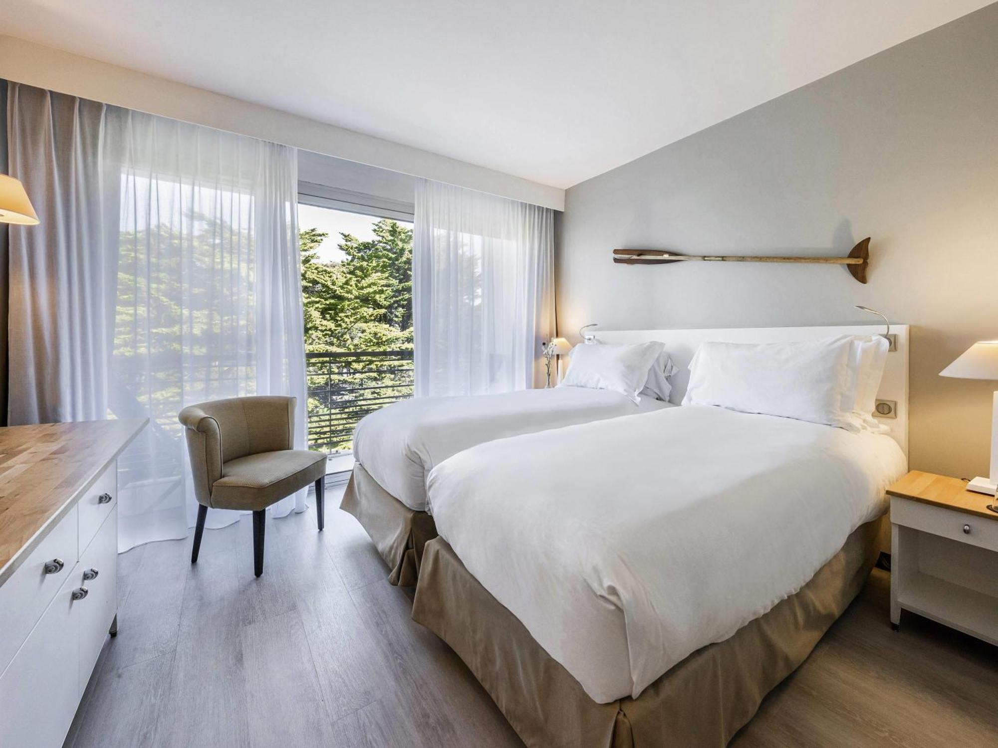 Chambre Lits Jumeaux Classique avec Balcon - Côté Intérieur des Terres