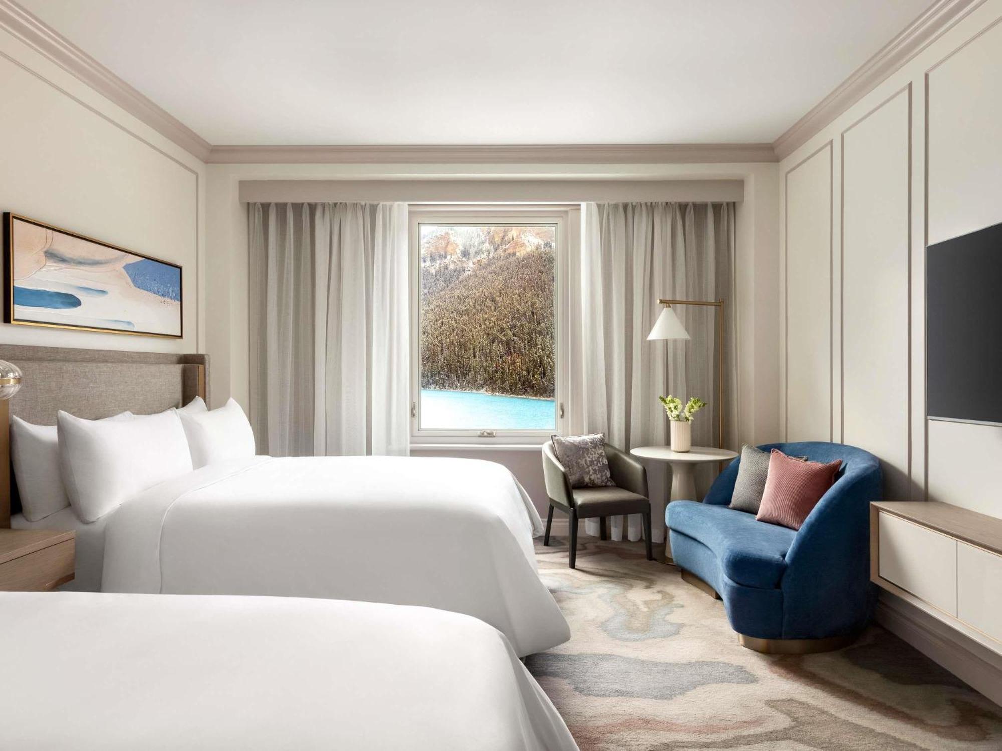 Camera Queen Fairmont con 2 Letti Queen-Size e Vista Lago