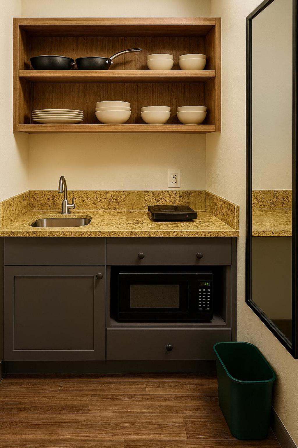 Studio Suite Two Double Beds Kitchenette Non-Smoking