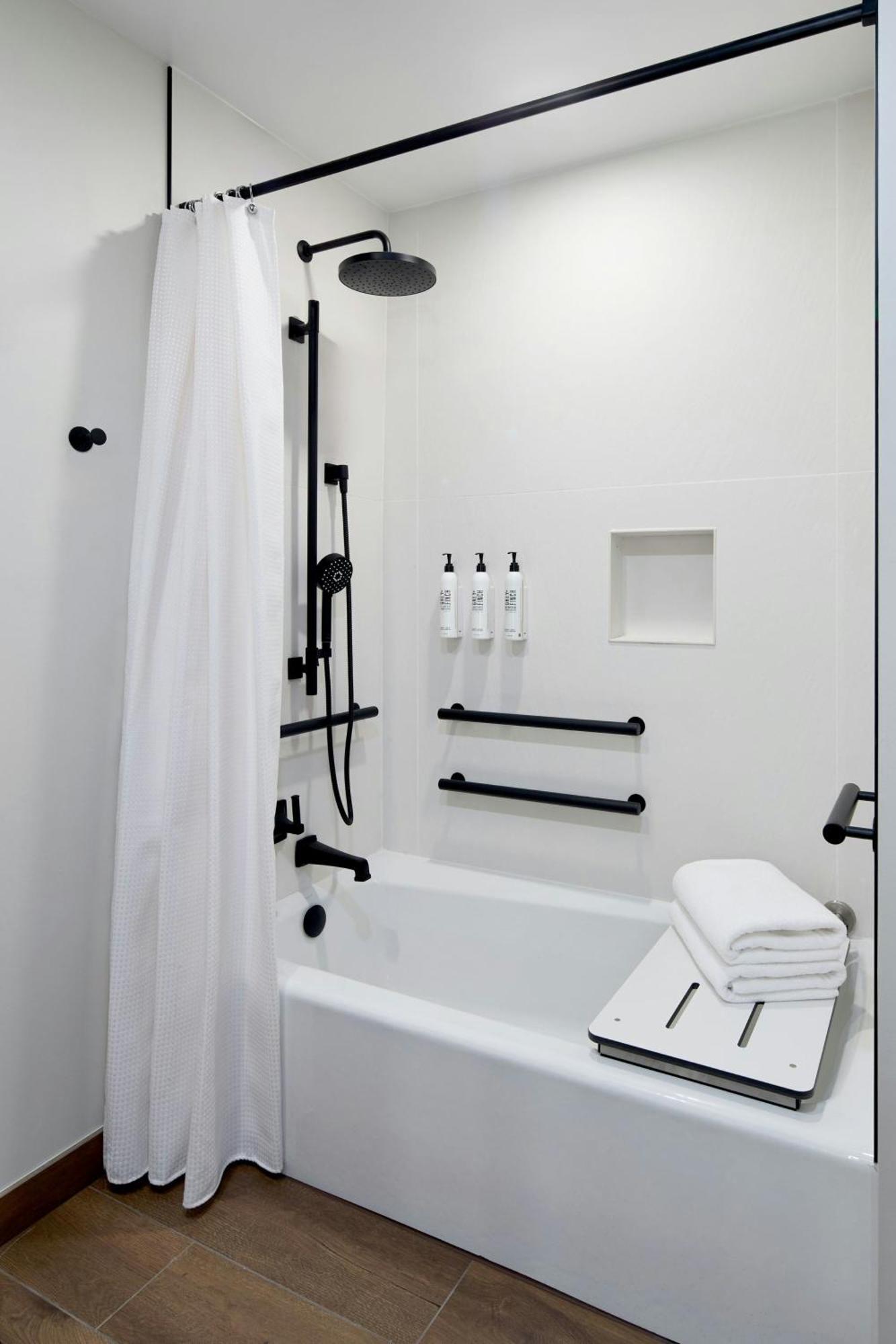 King Room Bath Tub Mobility Accessible