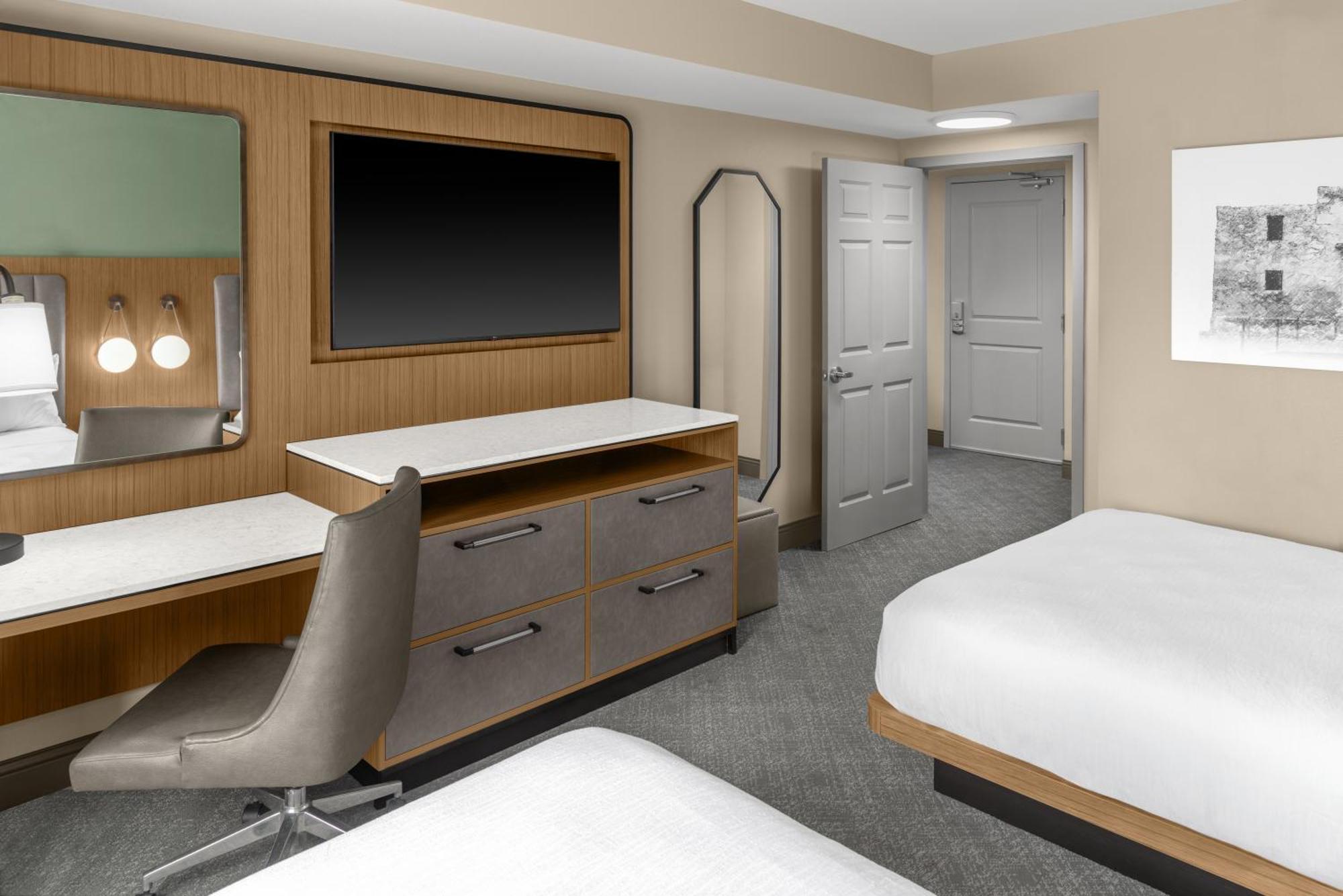 Suite with Two Queen Beds and Roll-in Shower - Mobility and Hearing Access