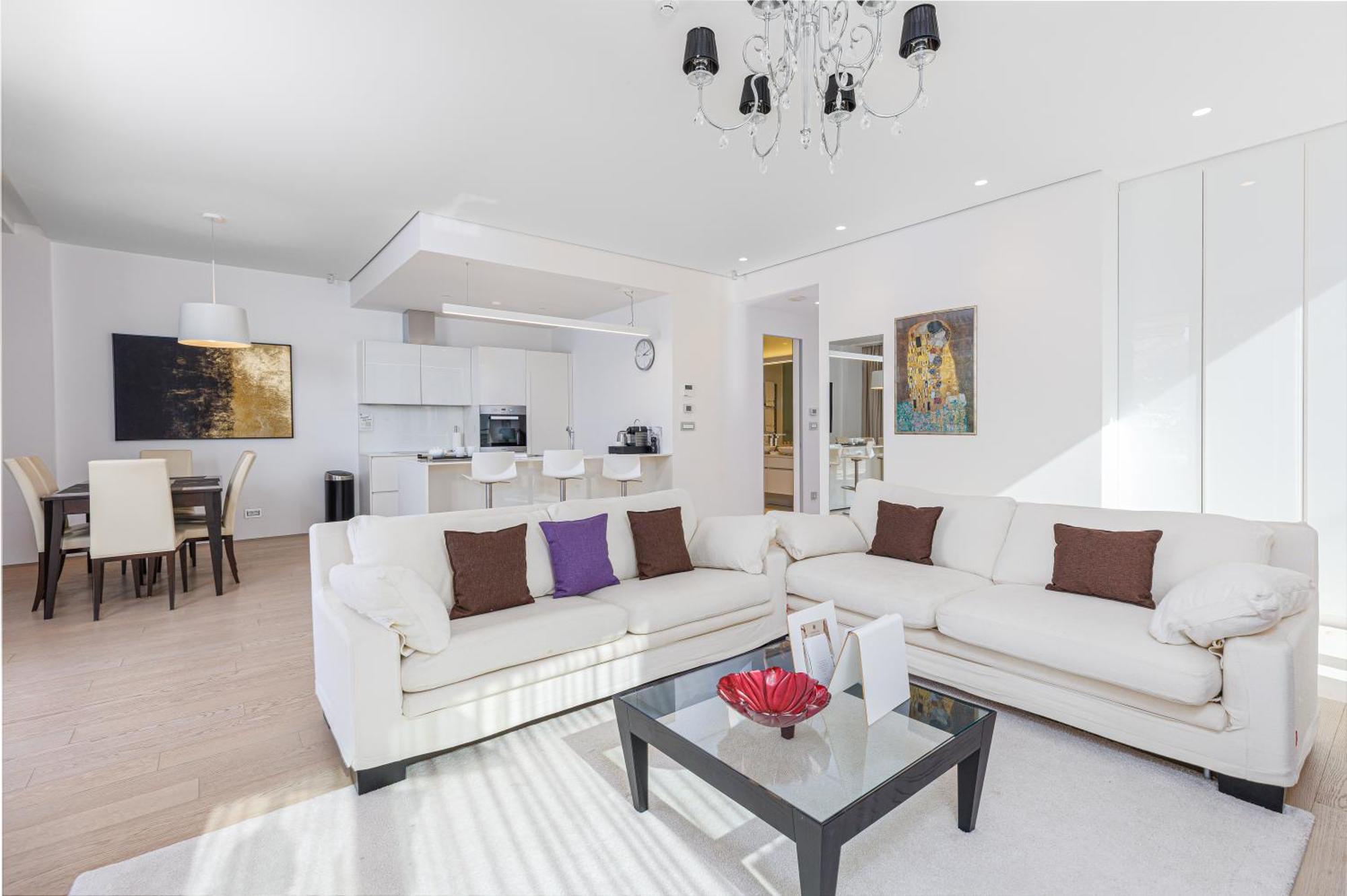 Apartment mit 2 Schlafzimmern und Meerblick