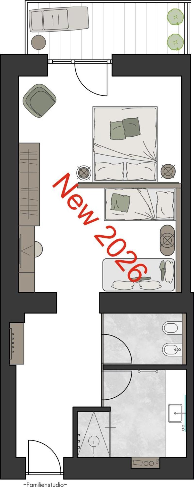 Monolocale Familiare