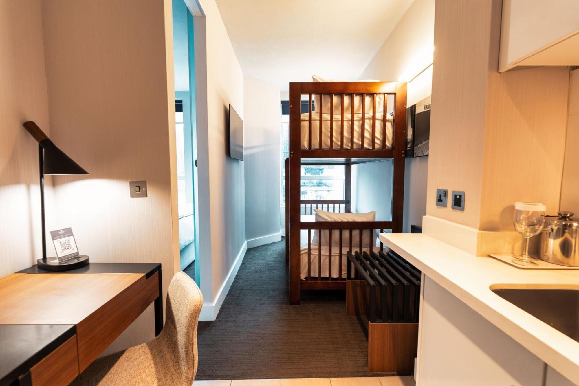 Family Suite 1 King Bed Bunk Beds Kitchenette
