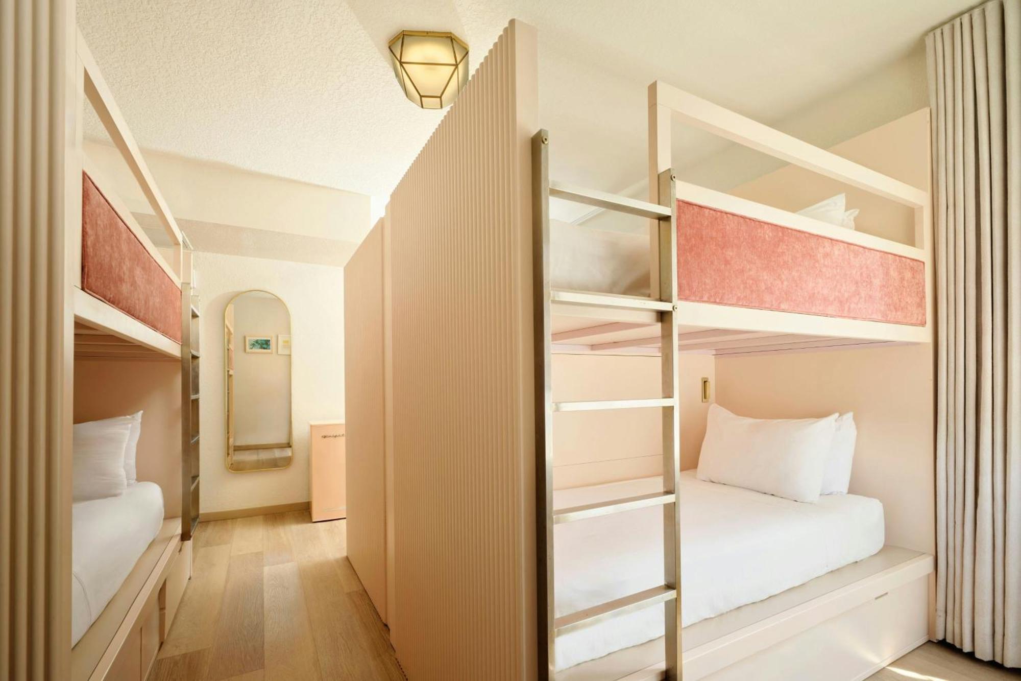 Triple Bunk Room Three Twin Bunk Beds Pool View