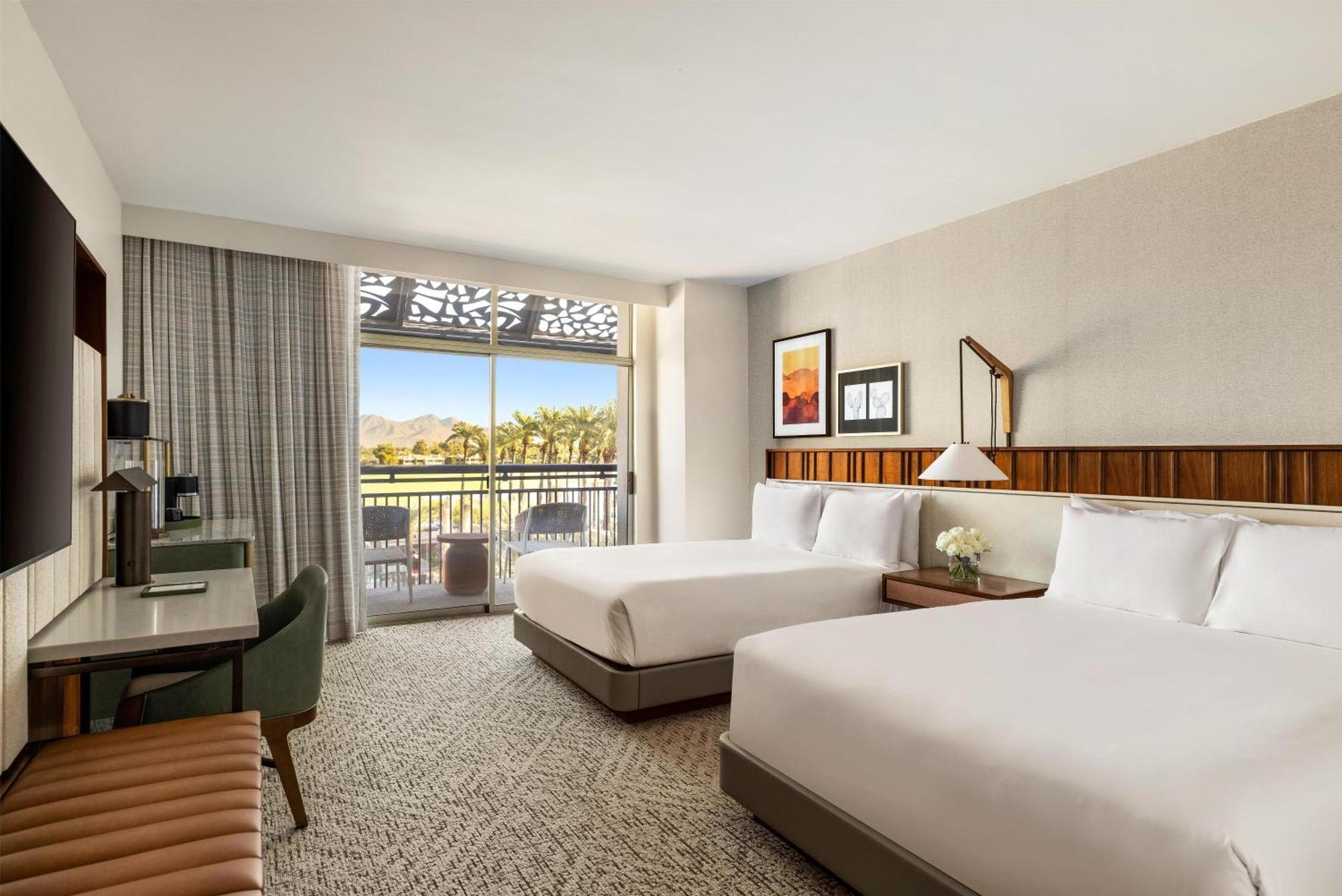 Queen Room with Two Queen Beds and Mountain View