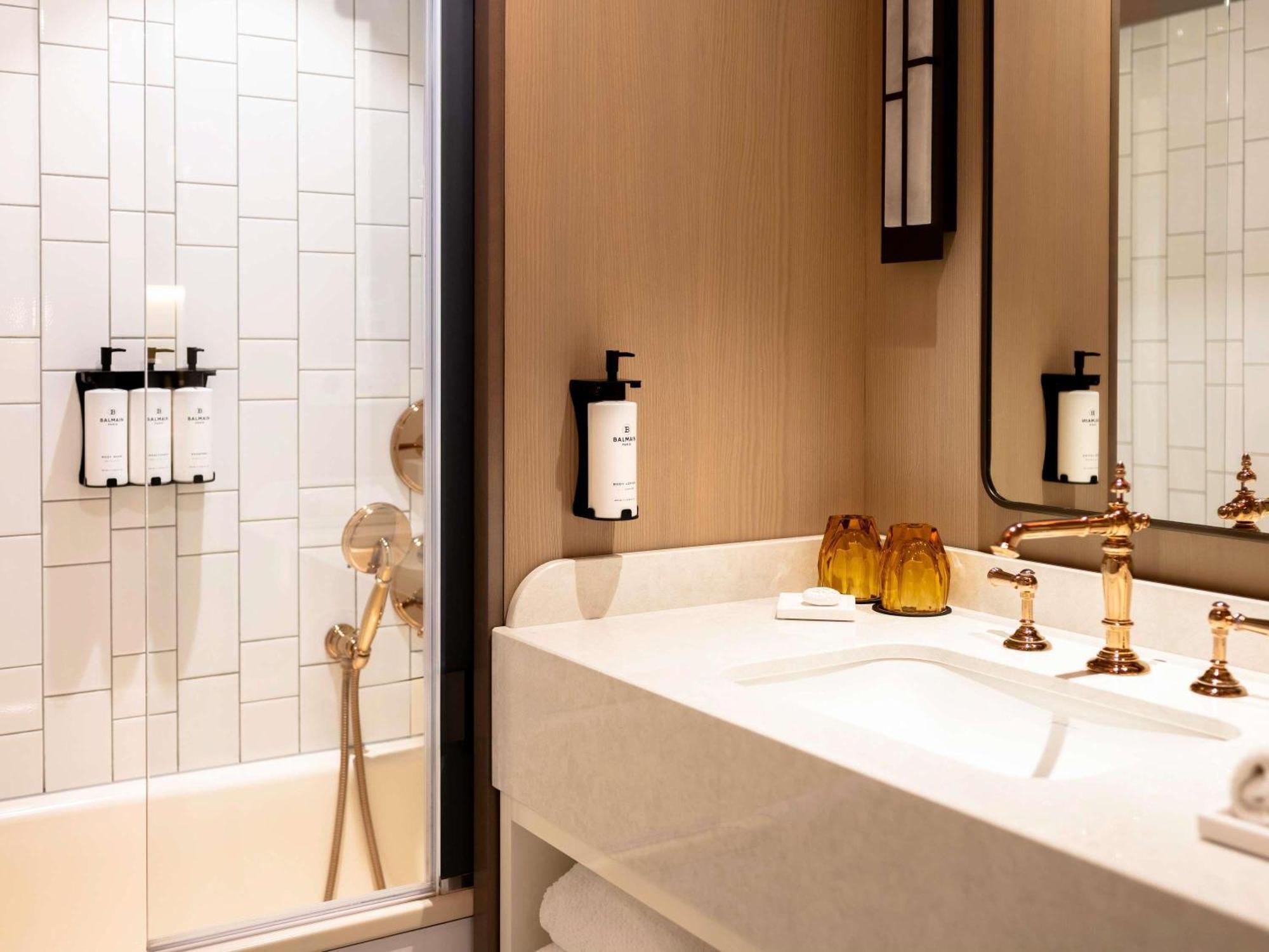 Luxury Queen Room One Queen Bed Courtyard or Rue Scribe View