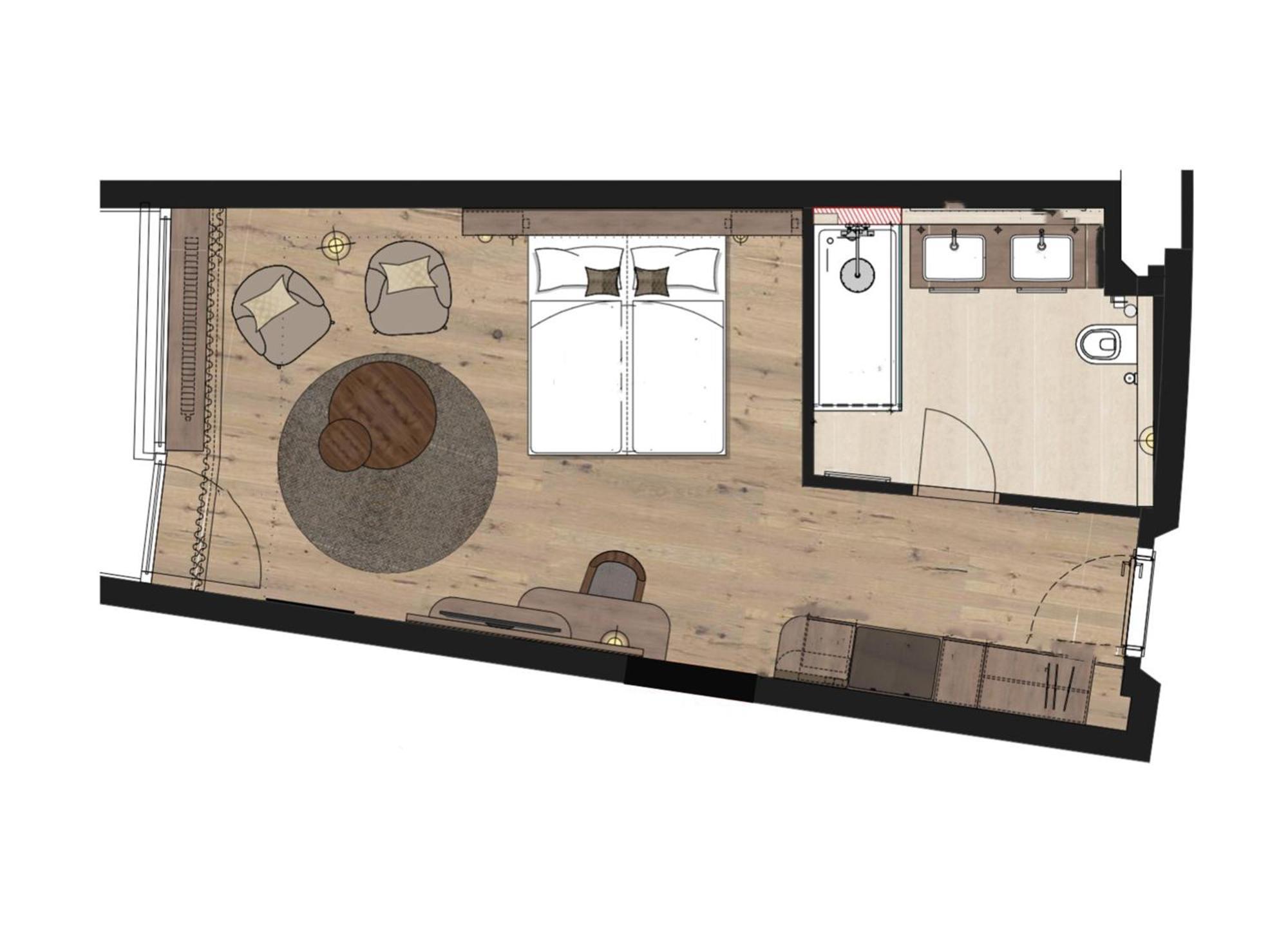 Deluxe Double Room Balcony