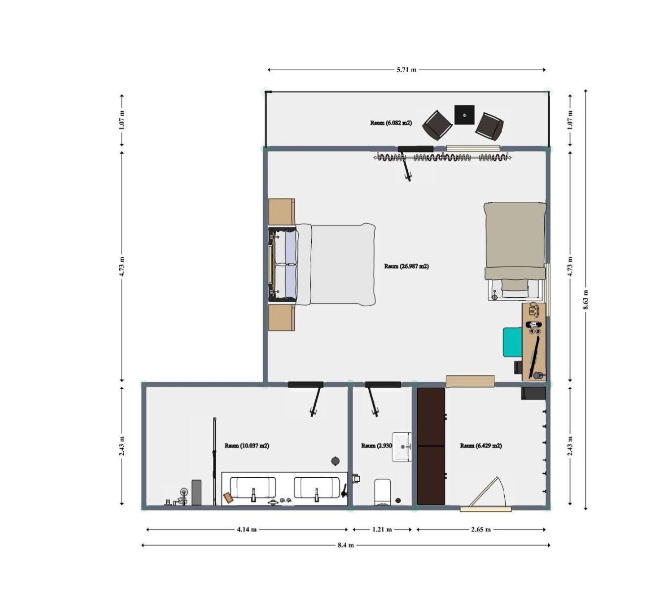 Triple Room Balcony