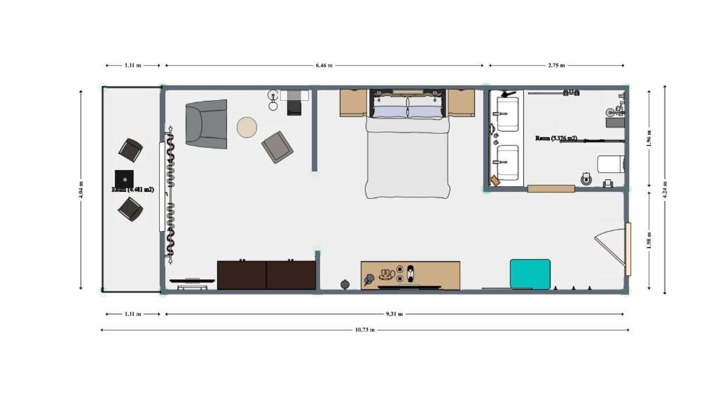 Double or Twin Room above music club