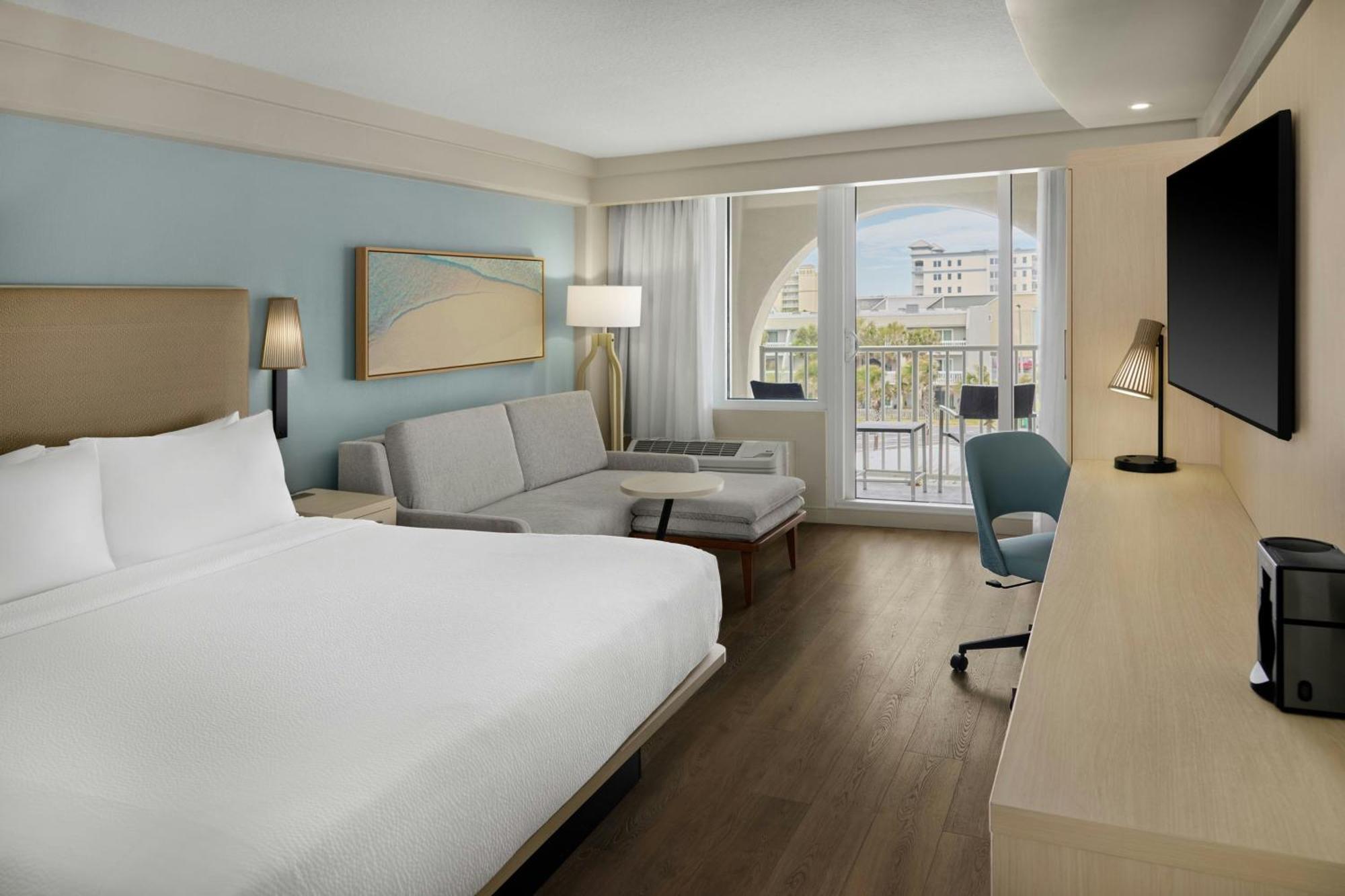 Inland view mini-Suite, Larger Guest room, King, Sofa bed