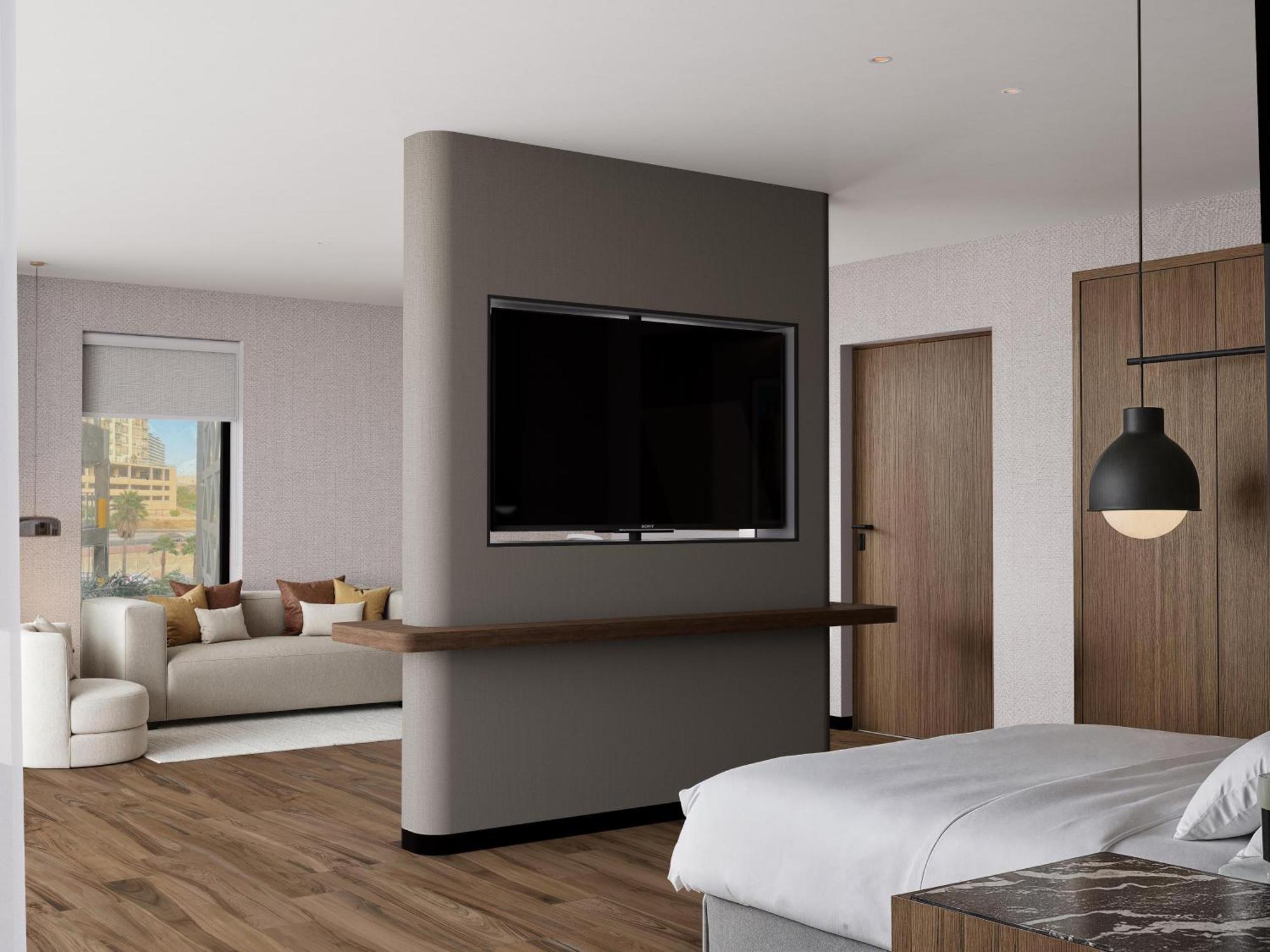 King Room Roll Shower Mobility or Hearing Accessible