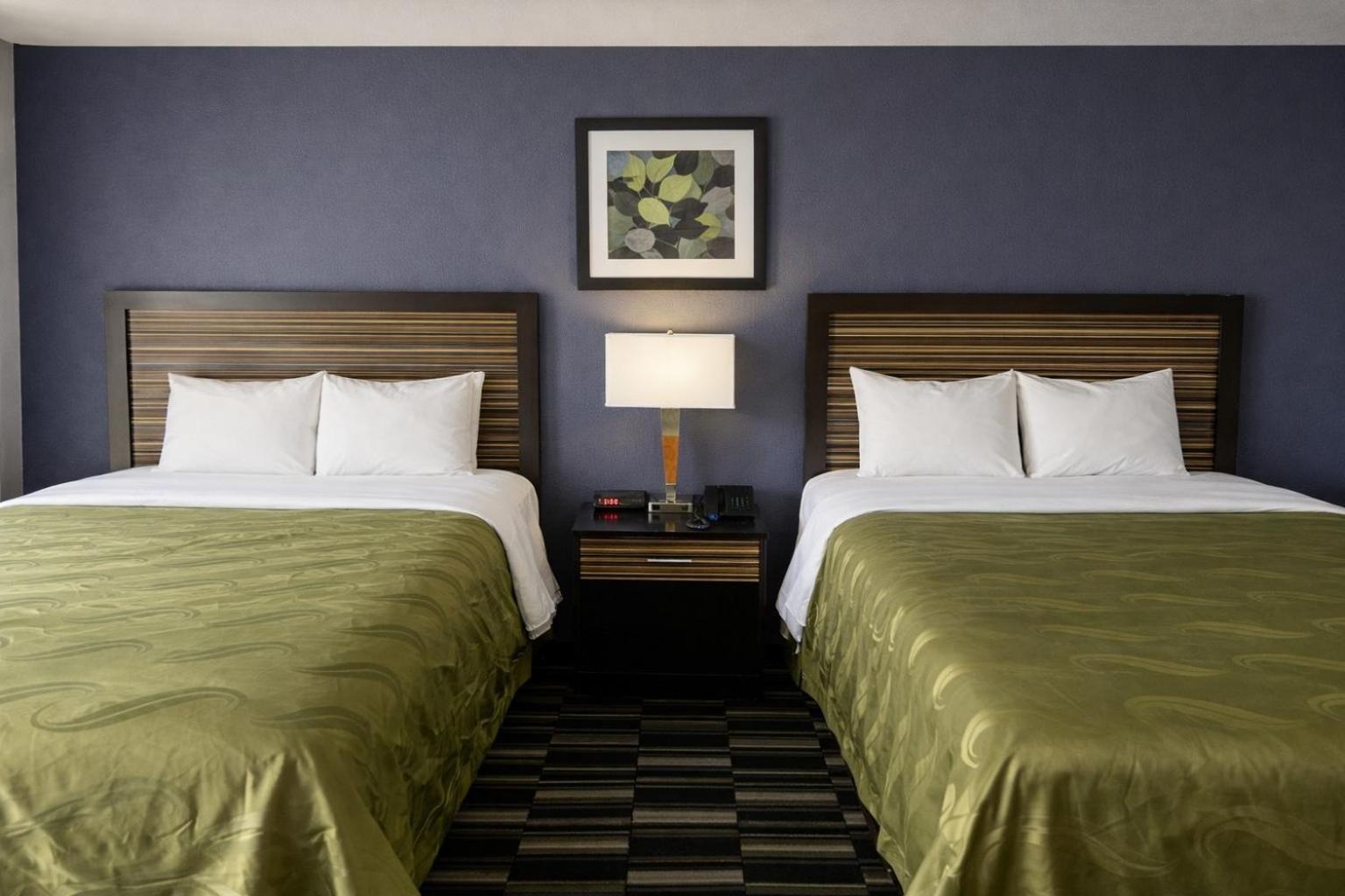 Double Room Two Double Beds Accessible or Non-Smoking