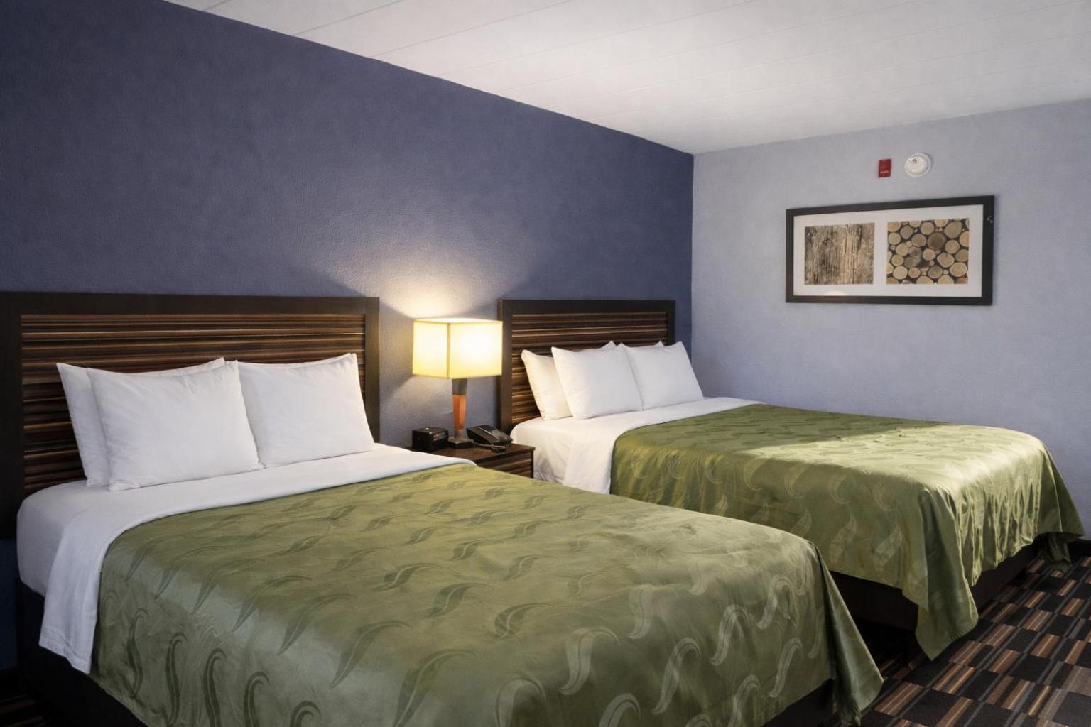 Double Room Two Double Beds Accessible or Non-Smoking